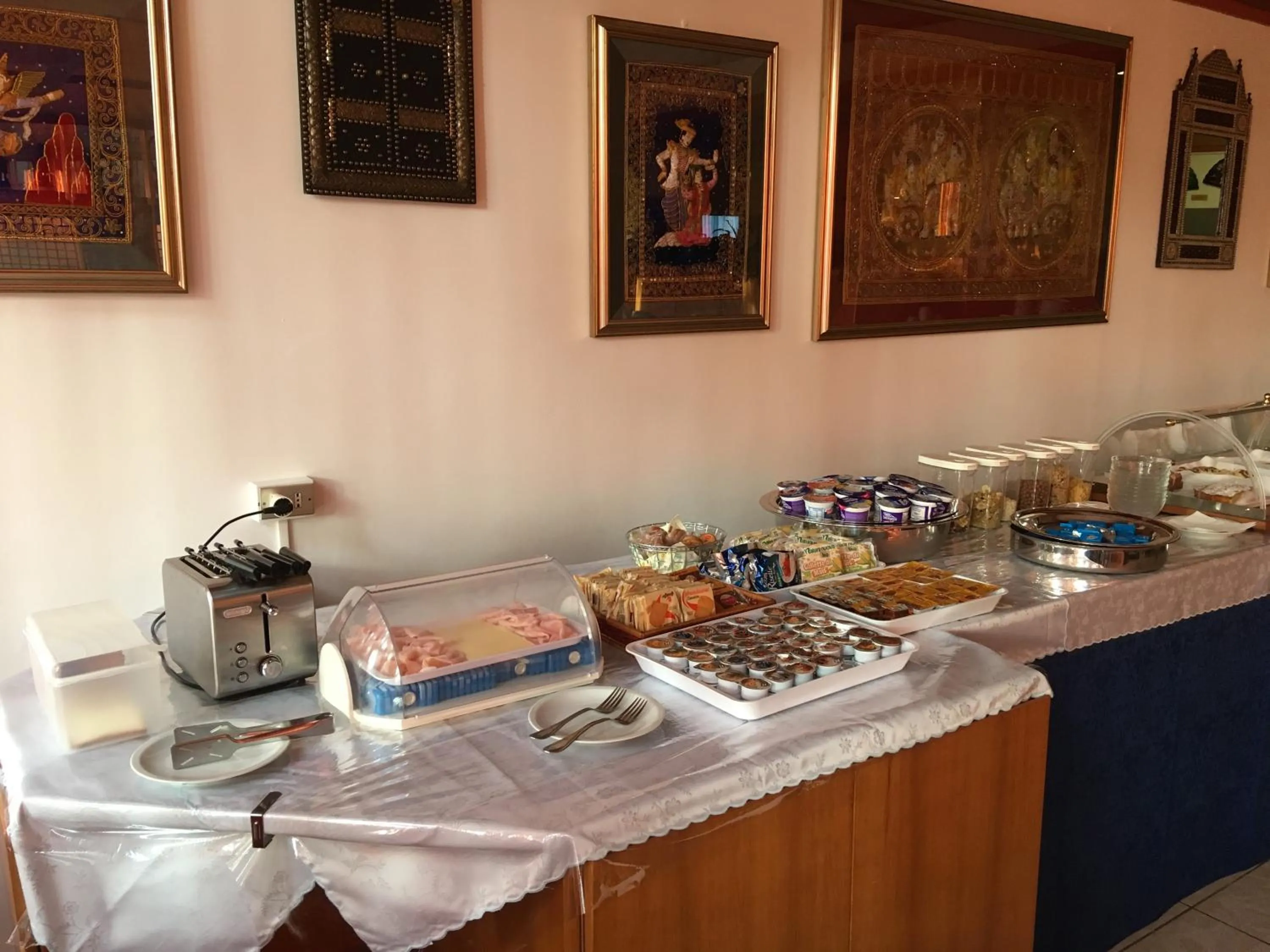 Food close-up in Hotel Capri