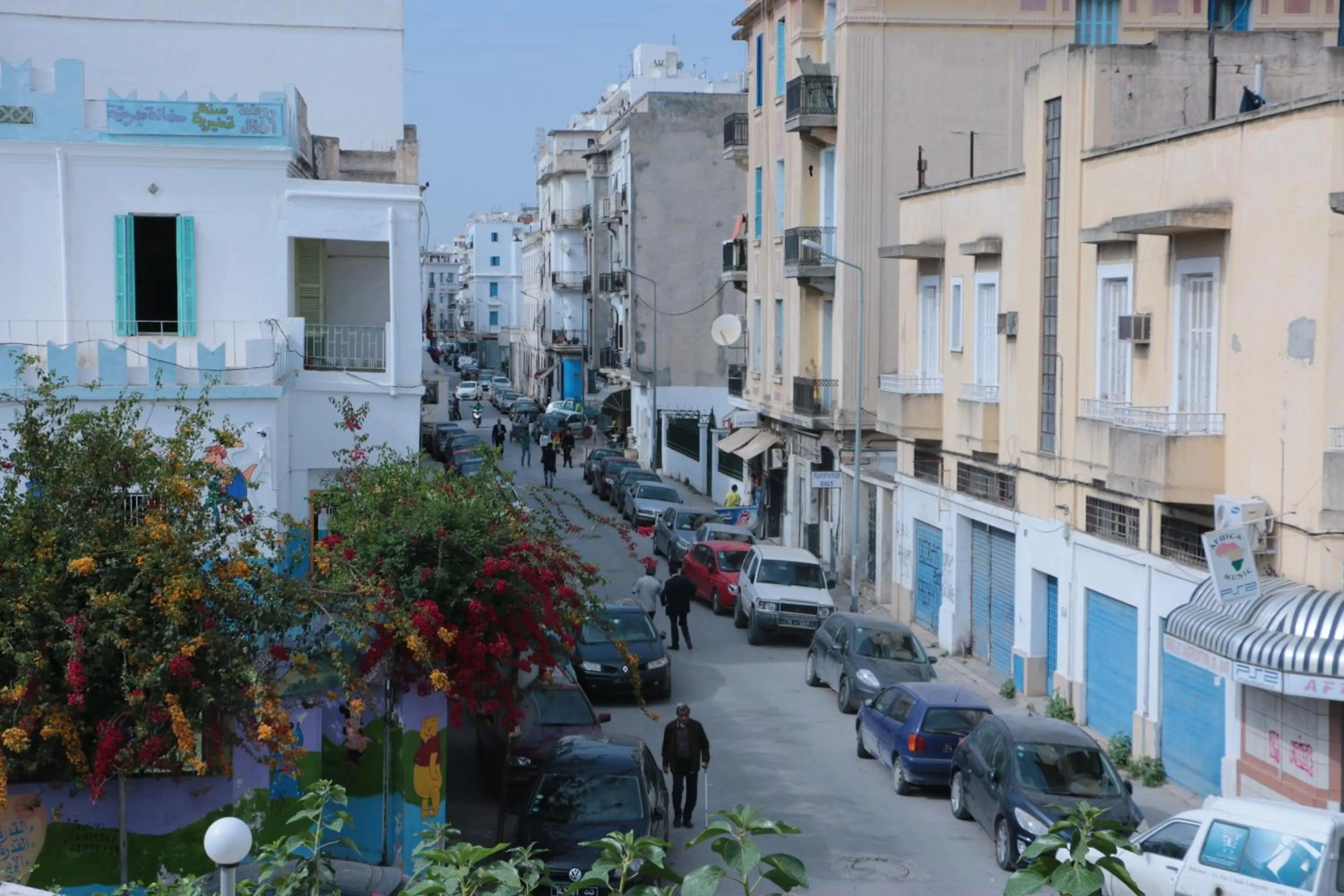 Street view in Hotel Saint Georges Tunis