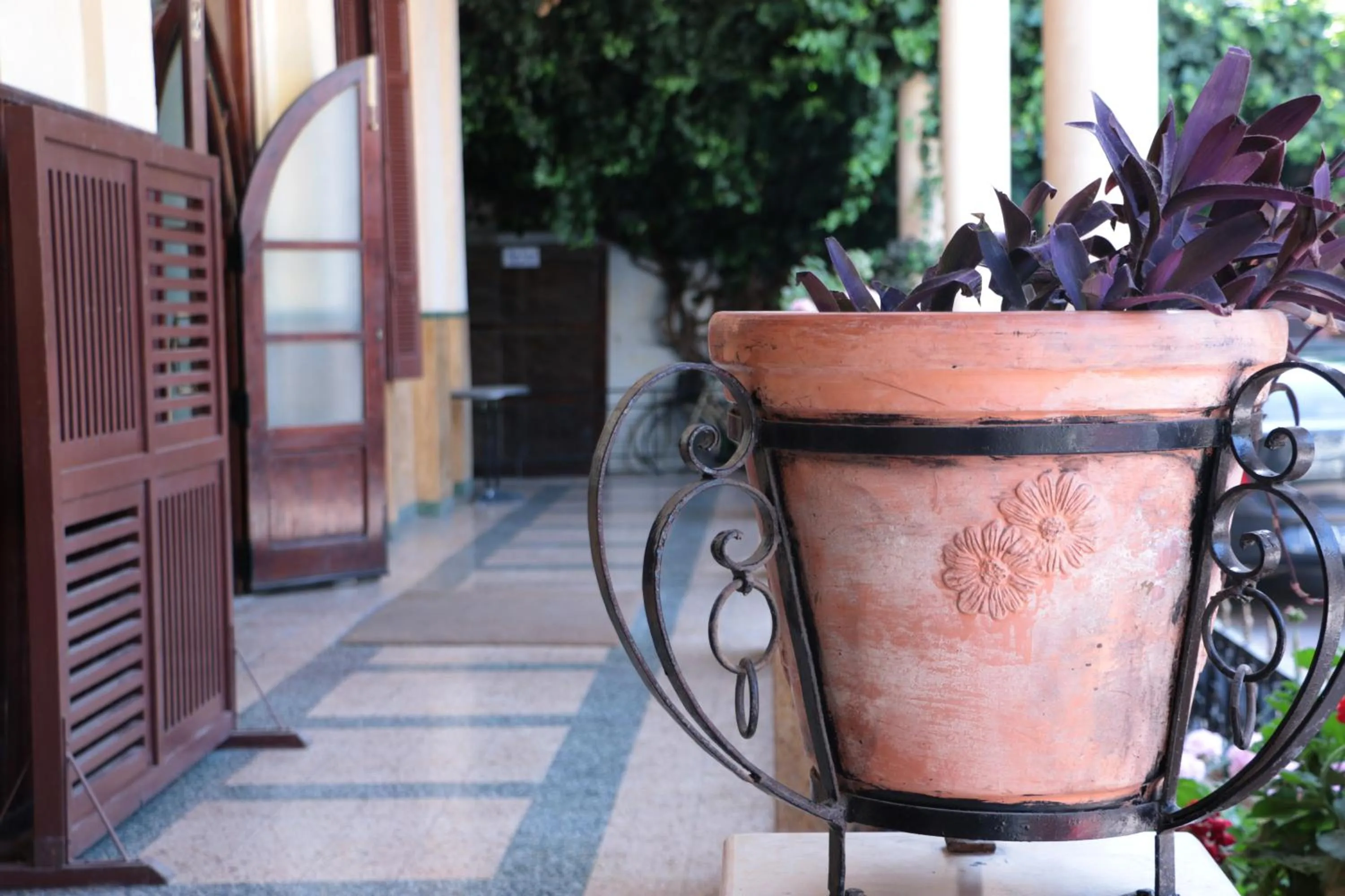 Decorative detail in Hotel Saint Georges Tunis