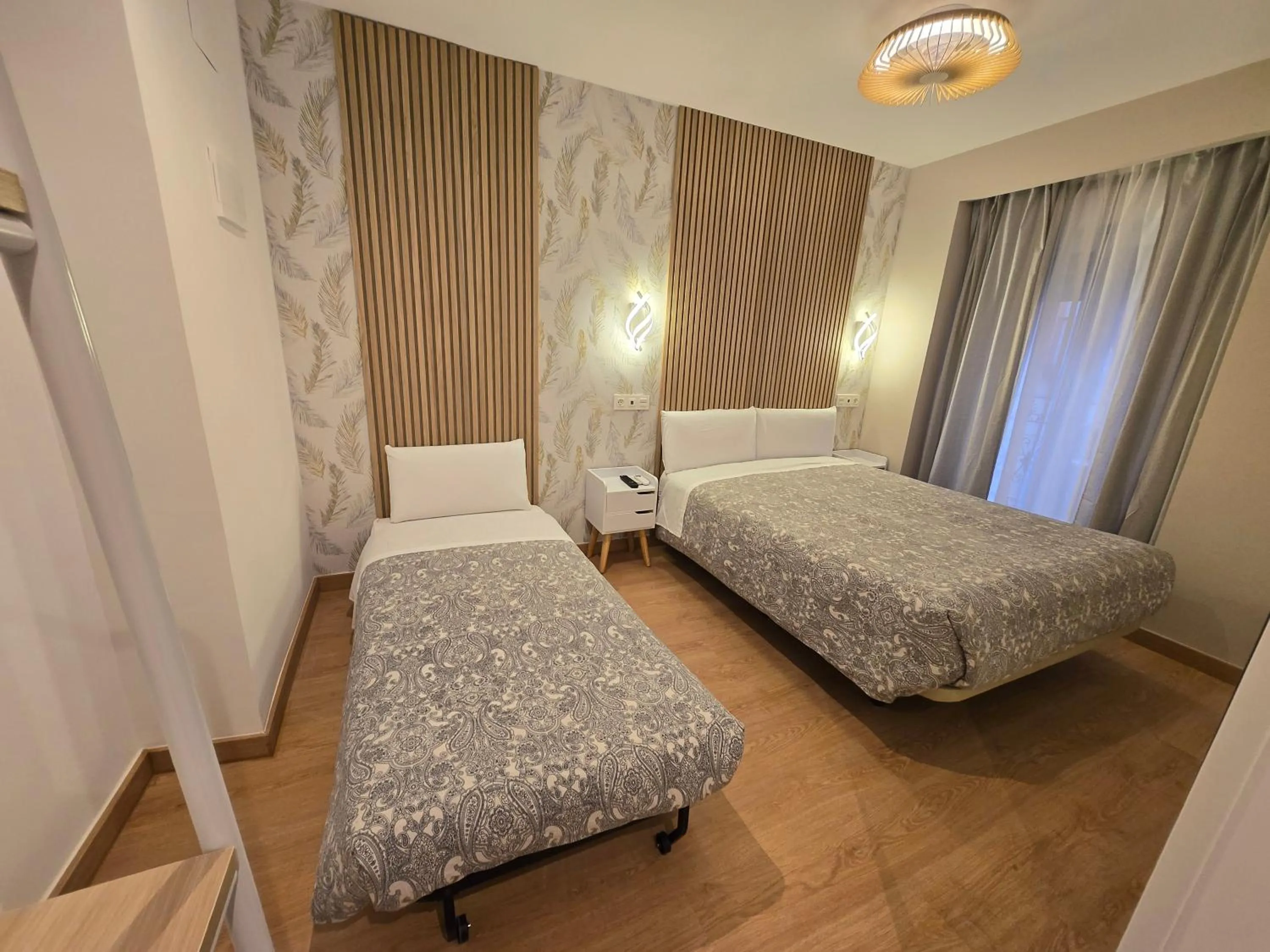 Bed in Hostal A Nuestra Senora de La Paloma