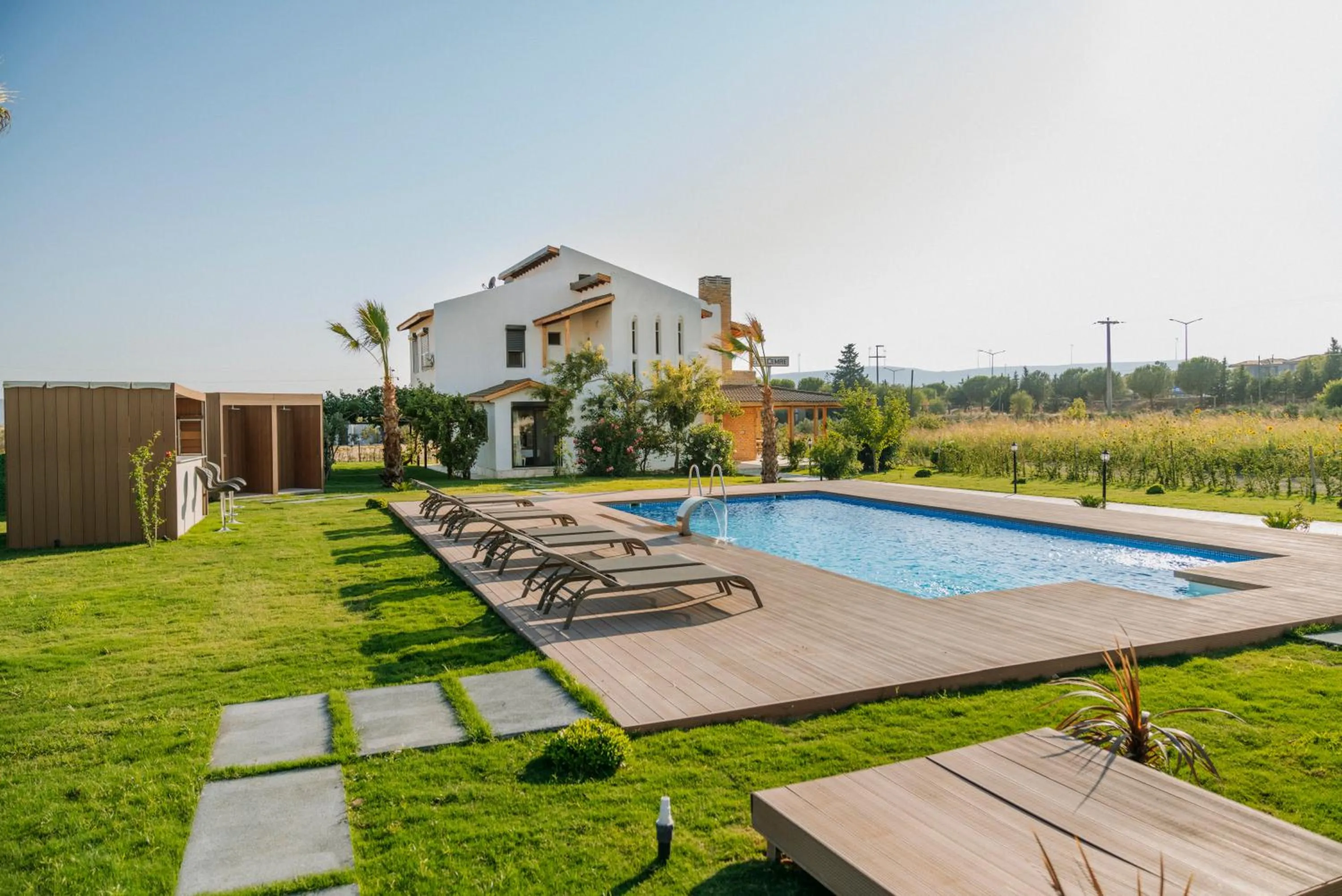 Pool view in Ali Baba Ciftligi Alacati