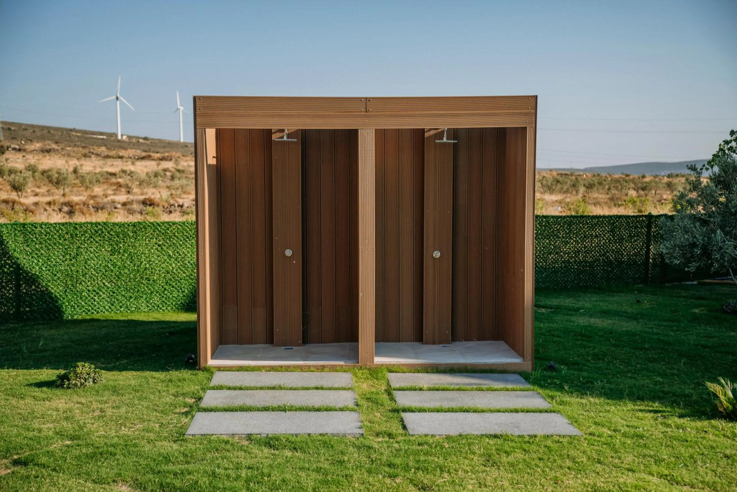 Shower in Ali Baba Ciftligi Alacati