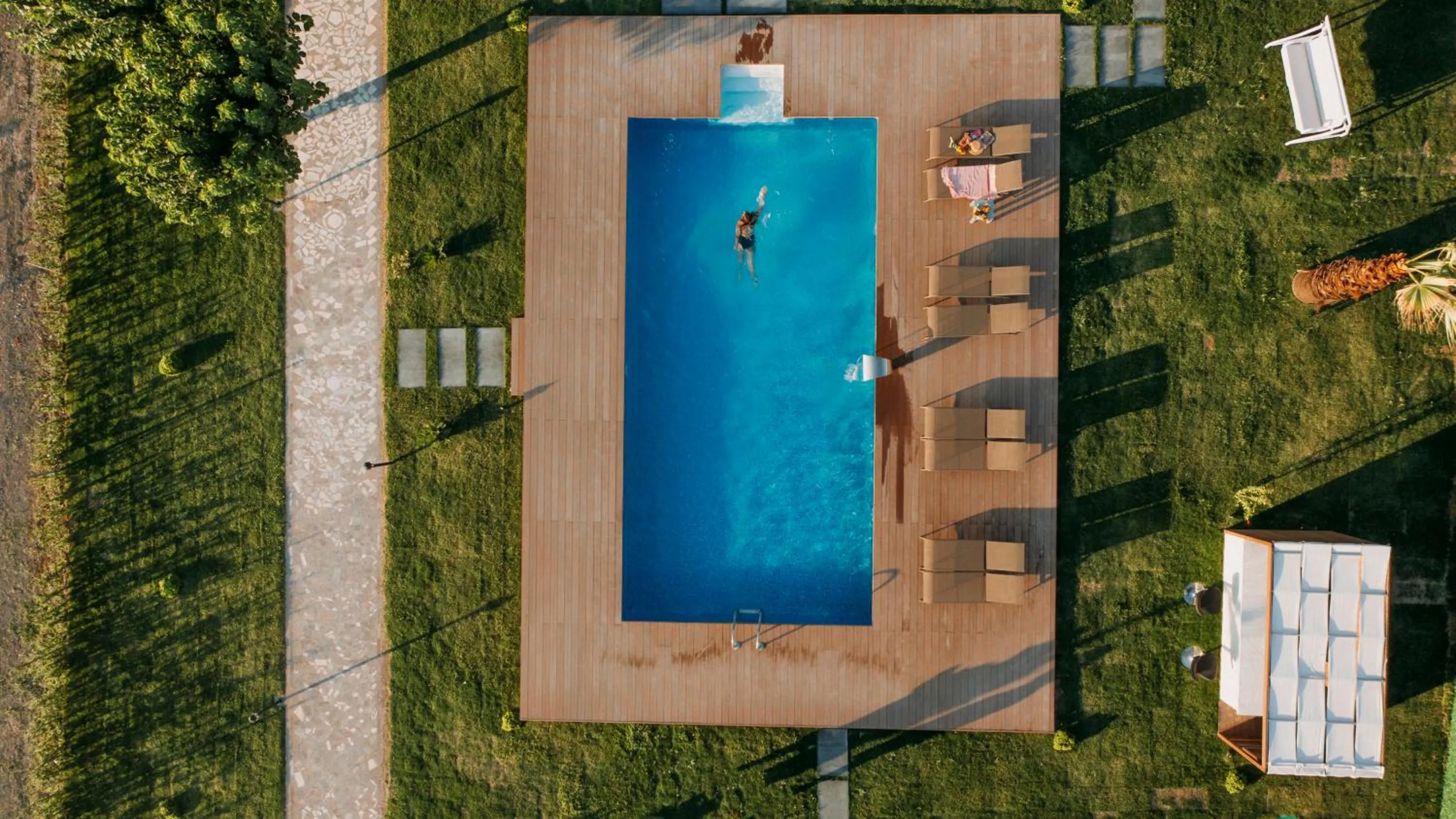 Swimming pool in Ali Baba Ciftligi Alacati