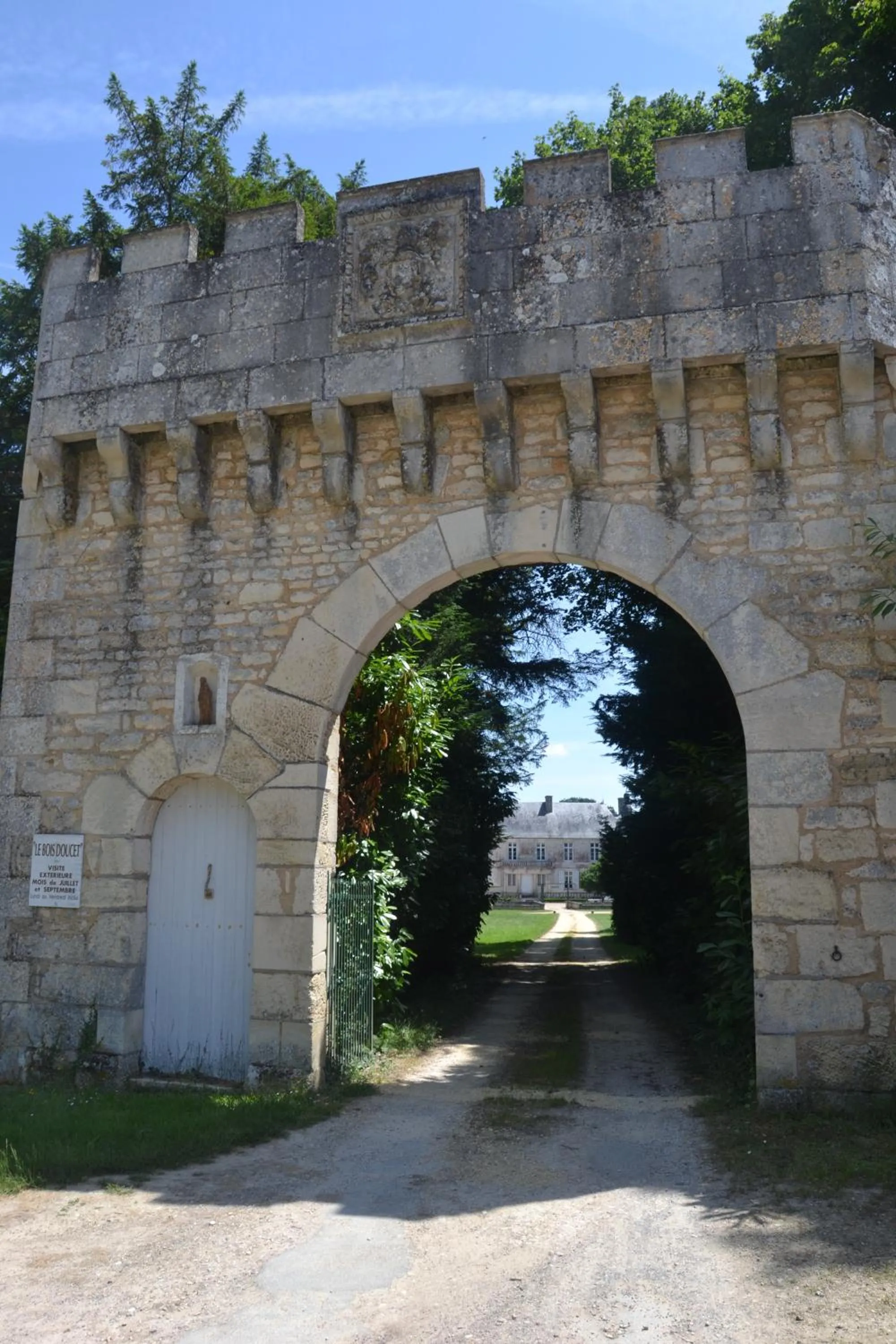 View (from property/room) in LOGIS du Château du Bois Doucet