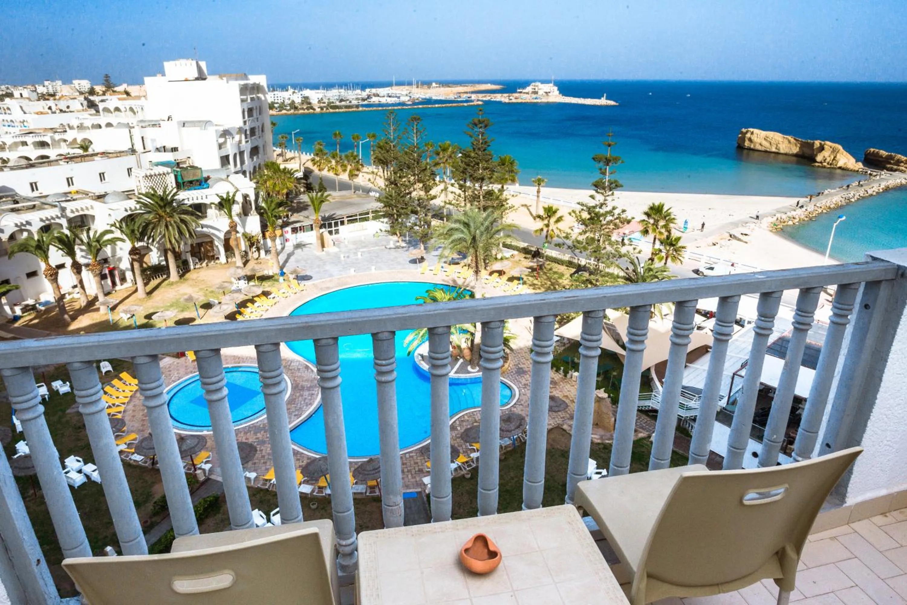 Patio in Hotel El Habib Monastir
