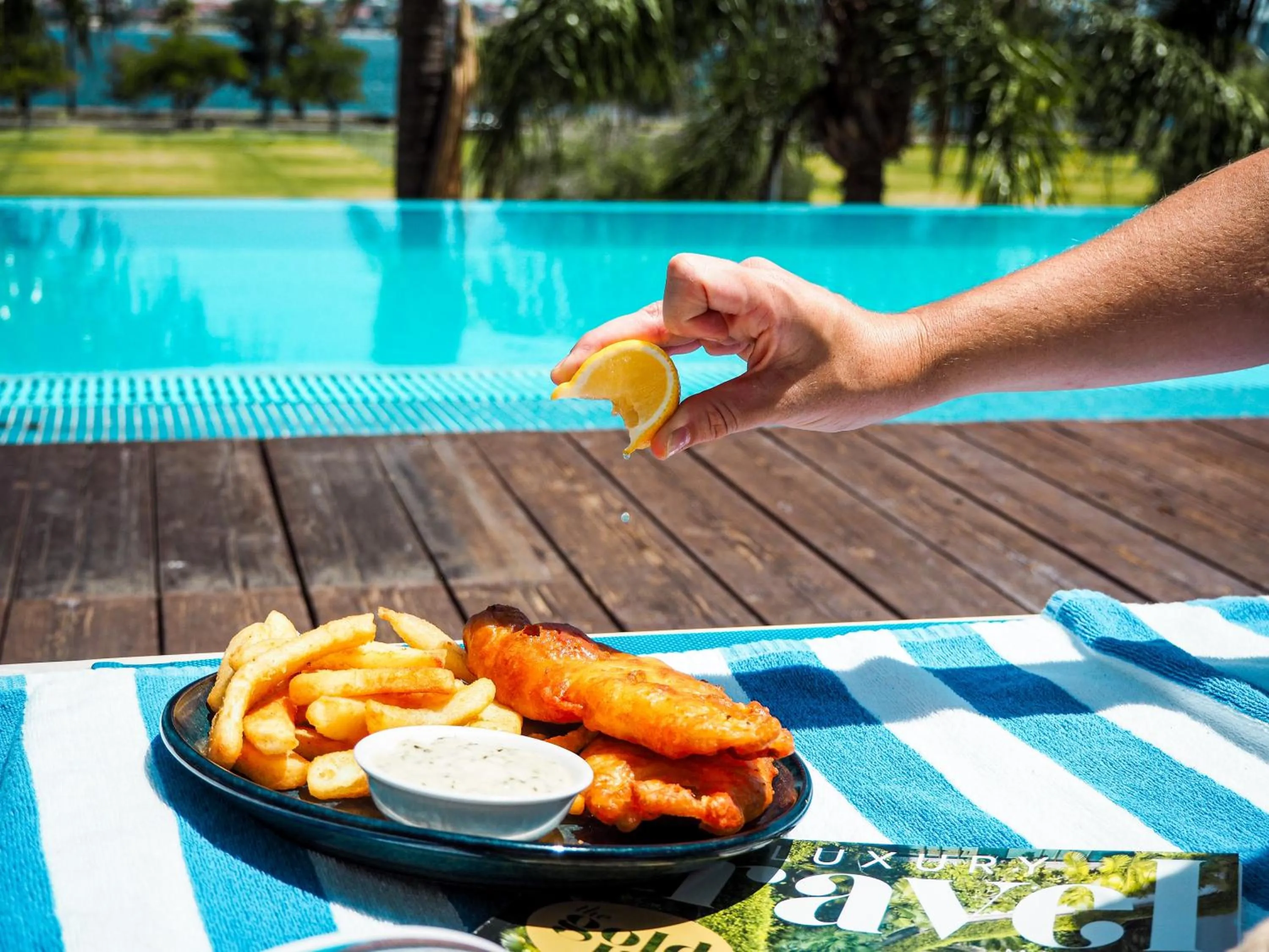 Swimming pool in Crowne Plaza Perth by IHG