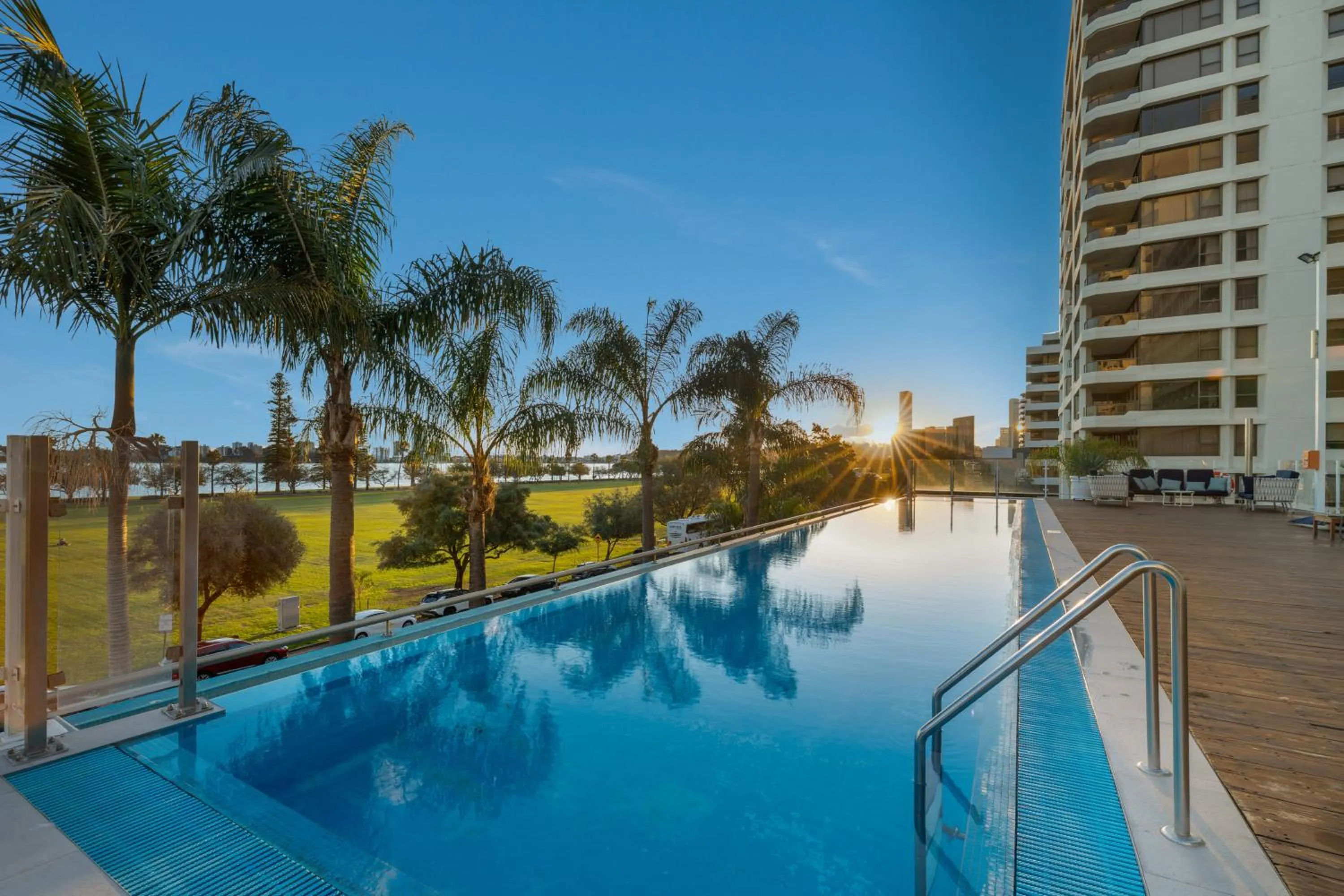 Swimming pool in Crowne Plaza Perth by IHG