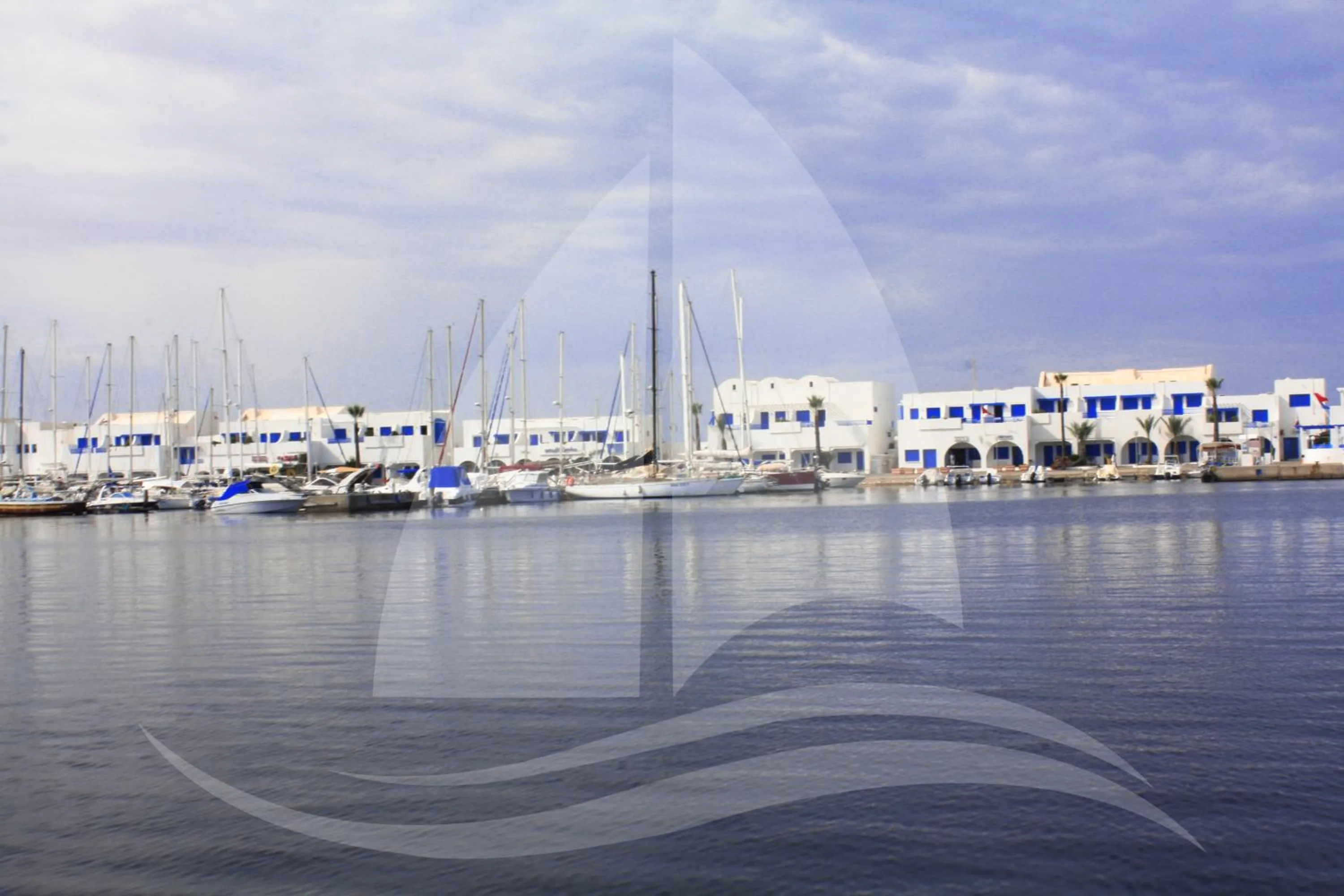 Facade/entrance in Marina Cap Monastir- Appart'Hôtel