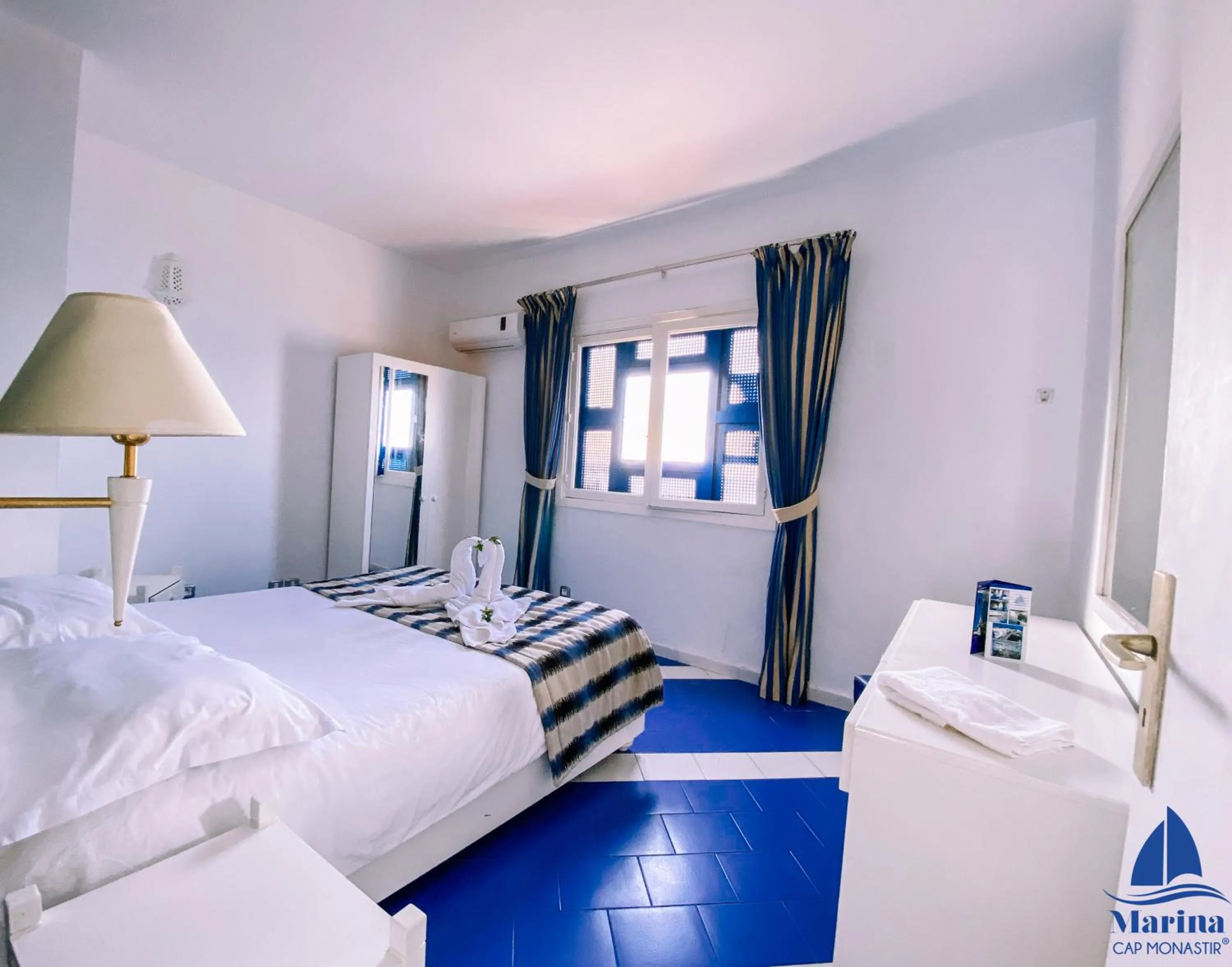 Photo of the whole room, Bed in Marina Cap Monastir- Appart'Hôtel