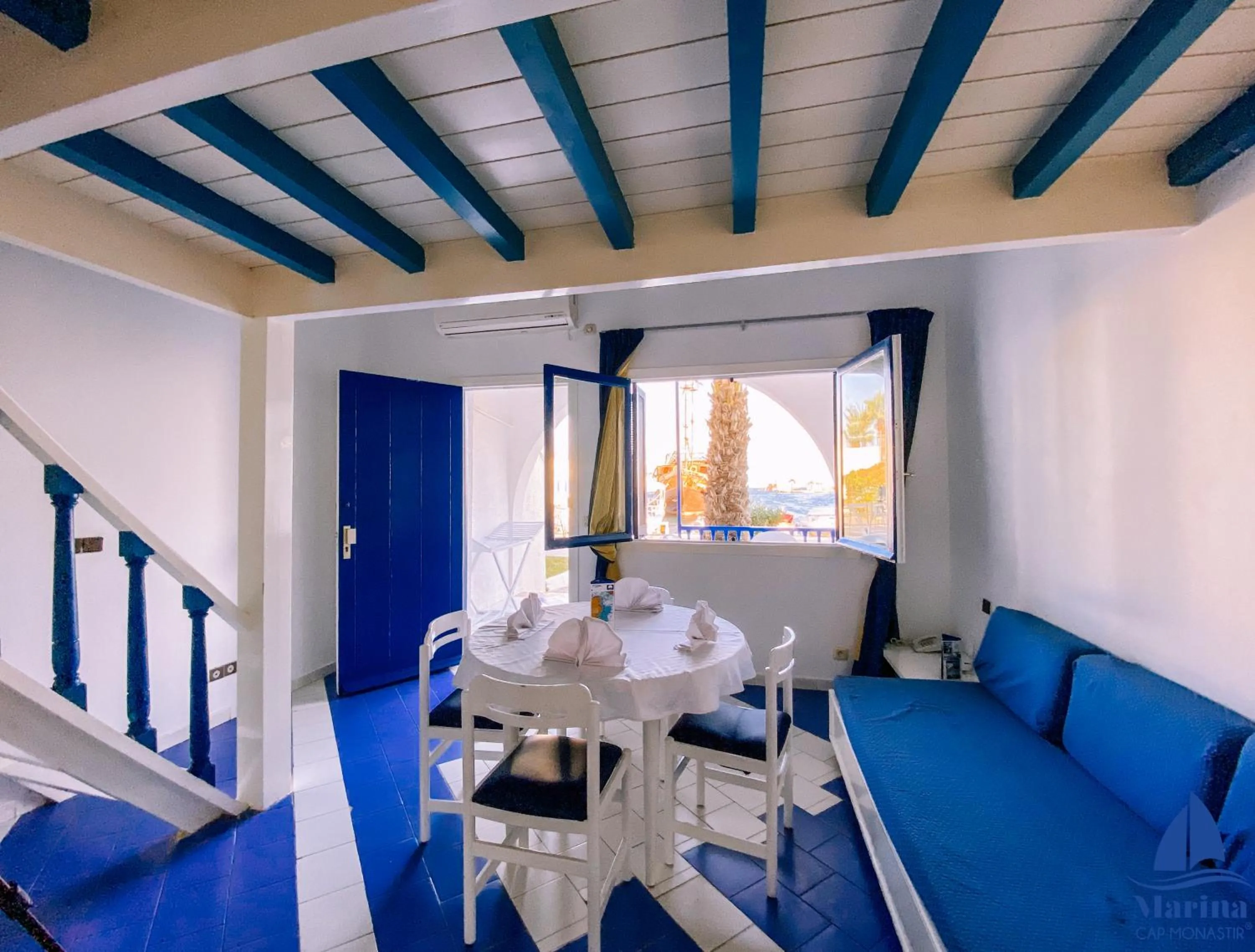 Living room in Marina Cap Monastir- Appart'Hôtel