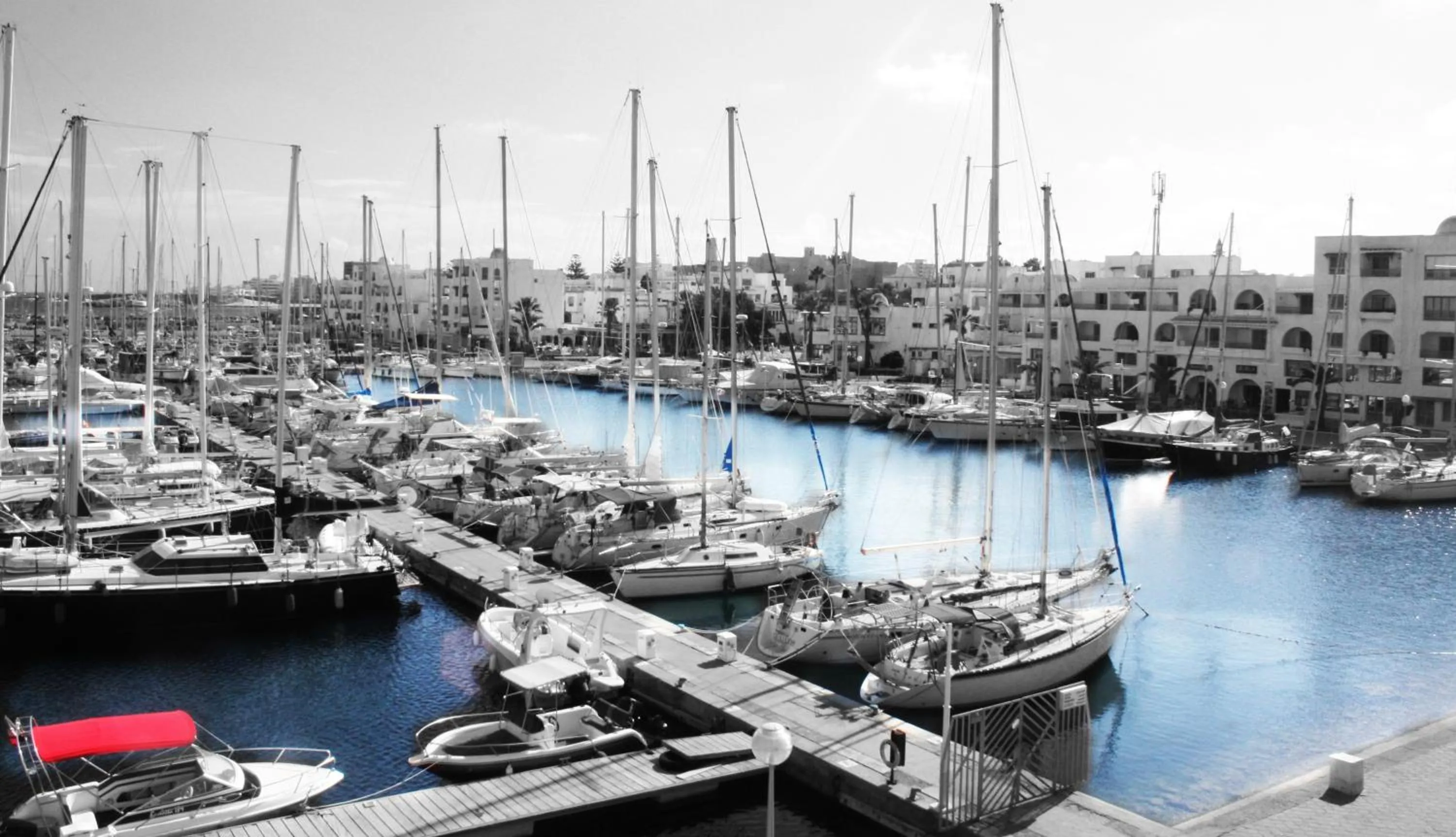 Landmark view in Marina Cap Monastir- Appart'Hôtel