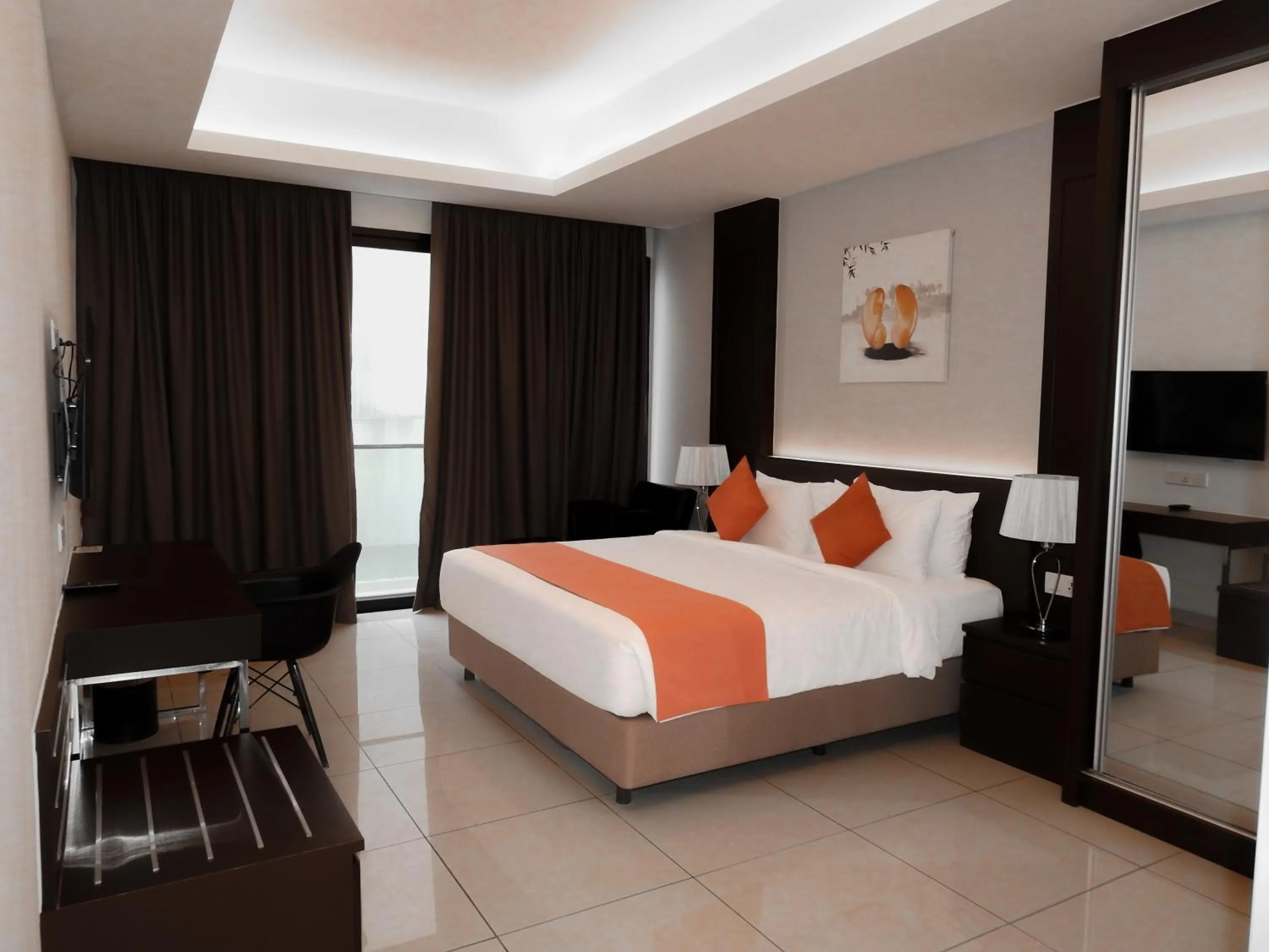 Bed in Grand Ion Delemen Hotel