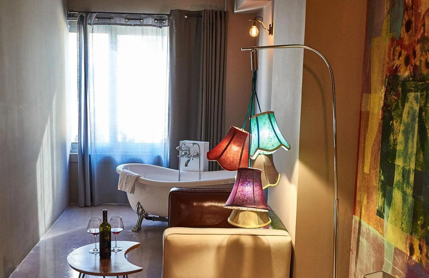 Living room in iFeel Athens