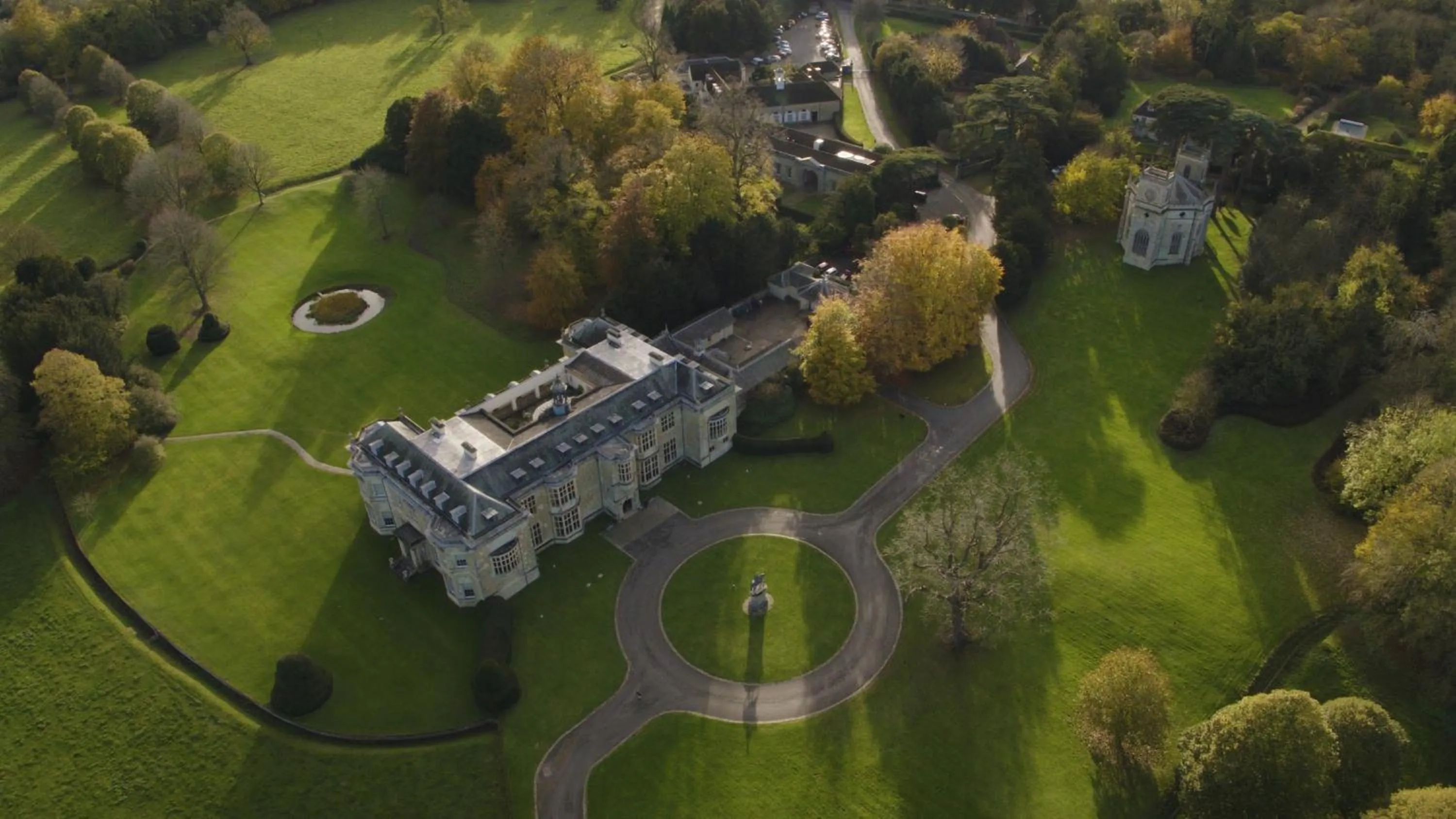 Bird's eye view in Hartwell House & Spa