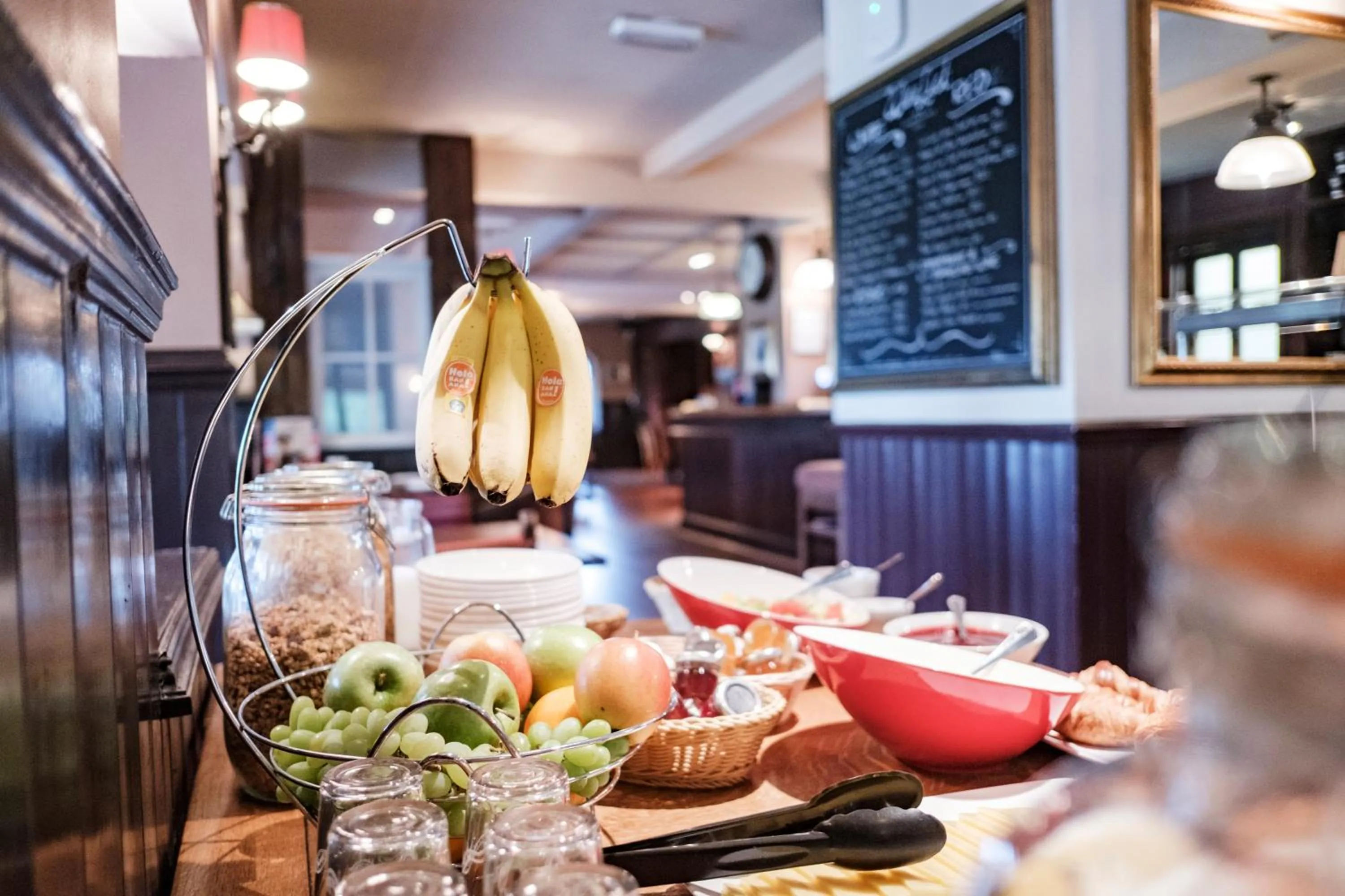 Continental breakfast in The Hampshire Hog