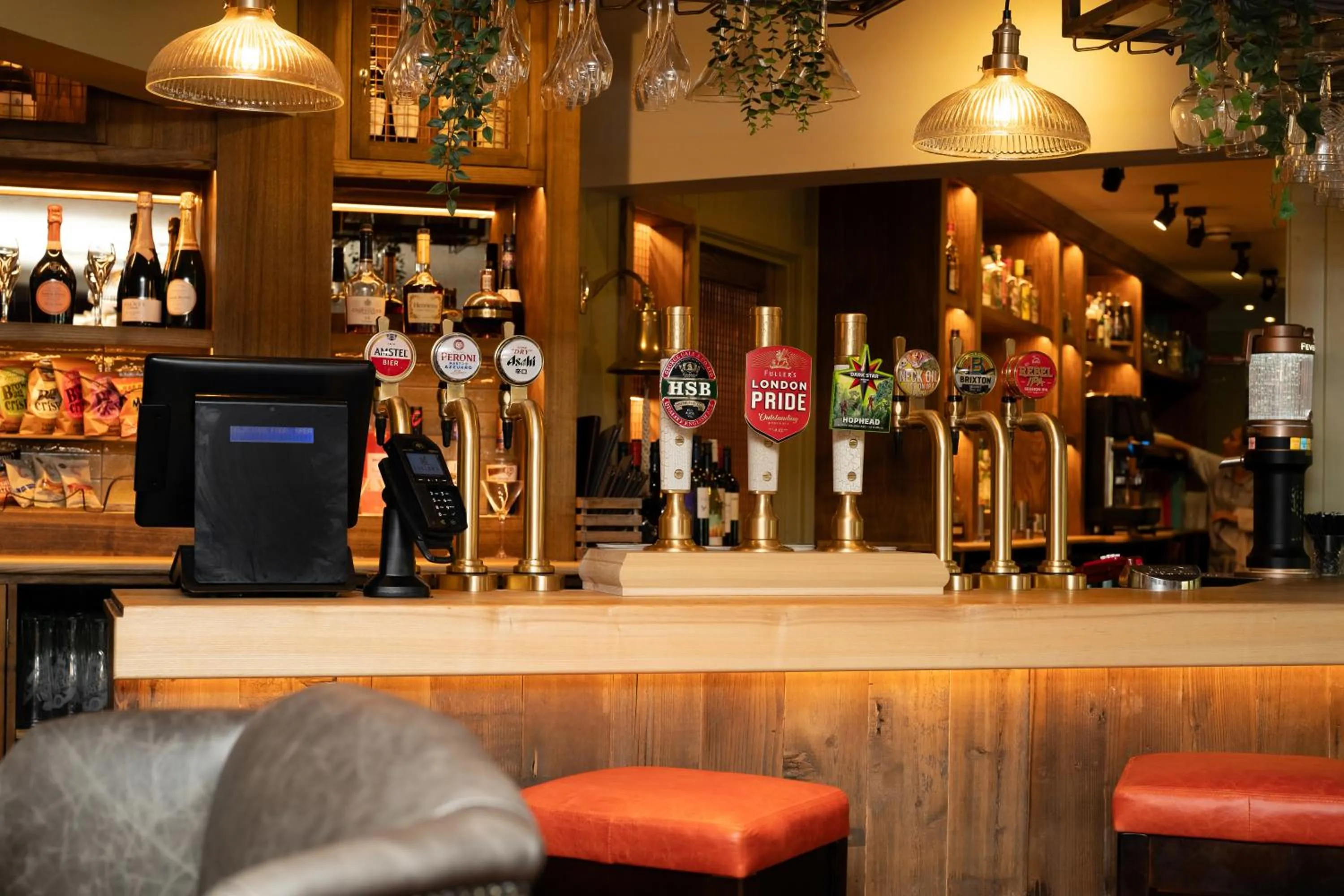 Lounge or bar in The Hampshire Hog