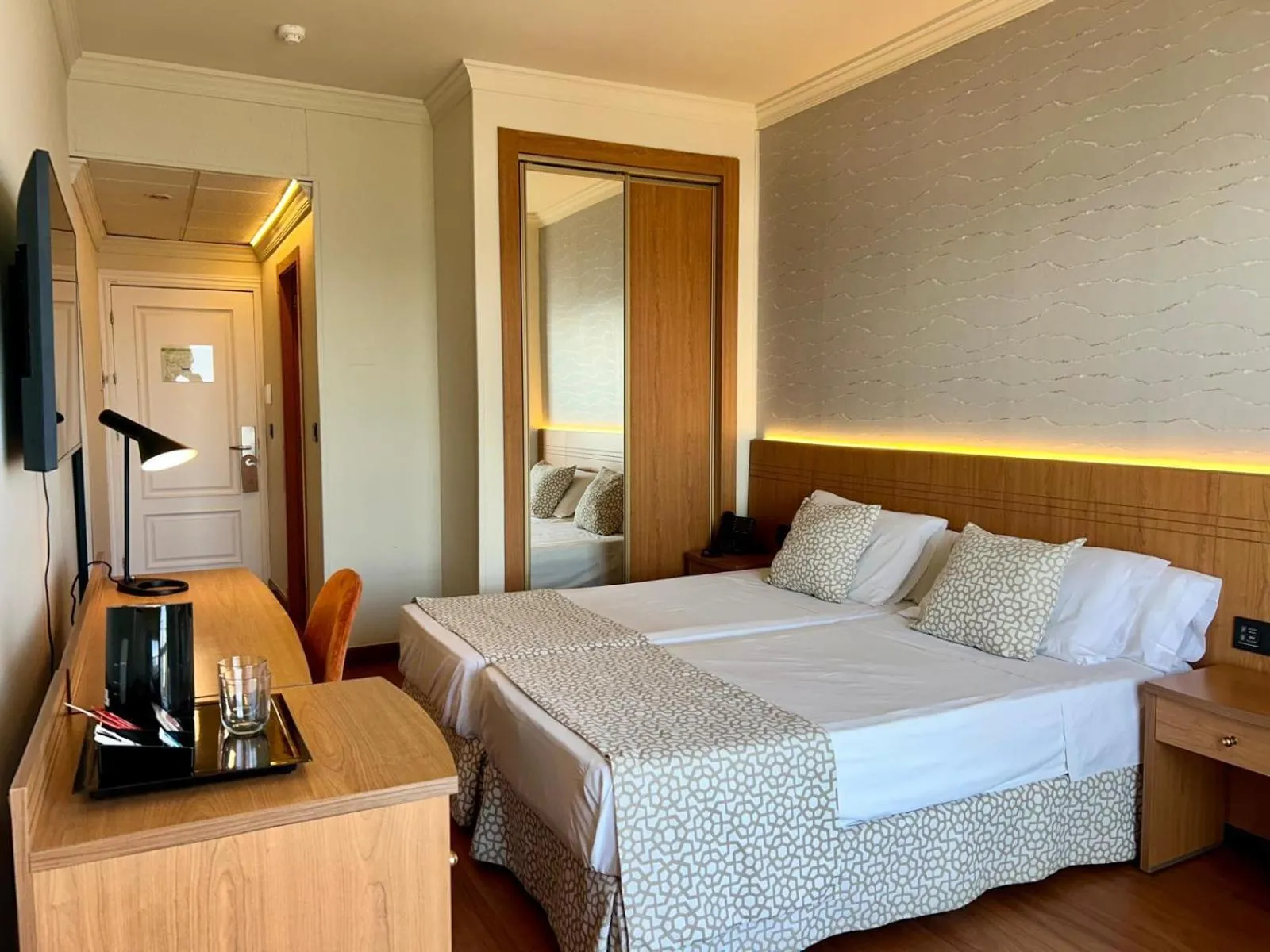 Bed in Hotel Santa Rosa