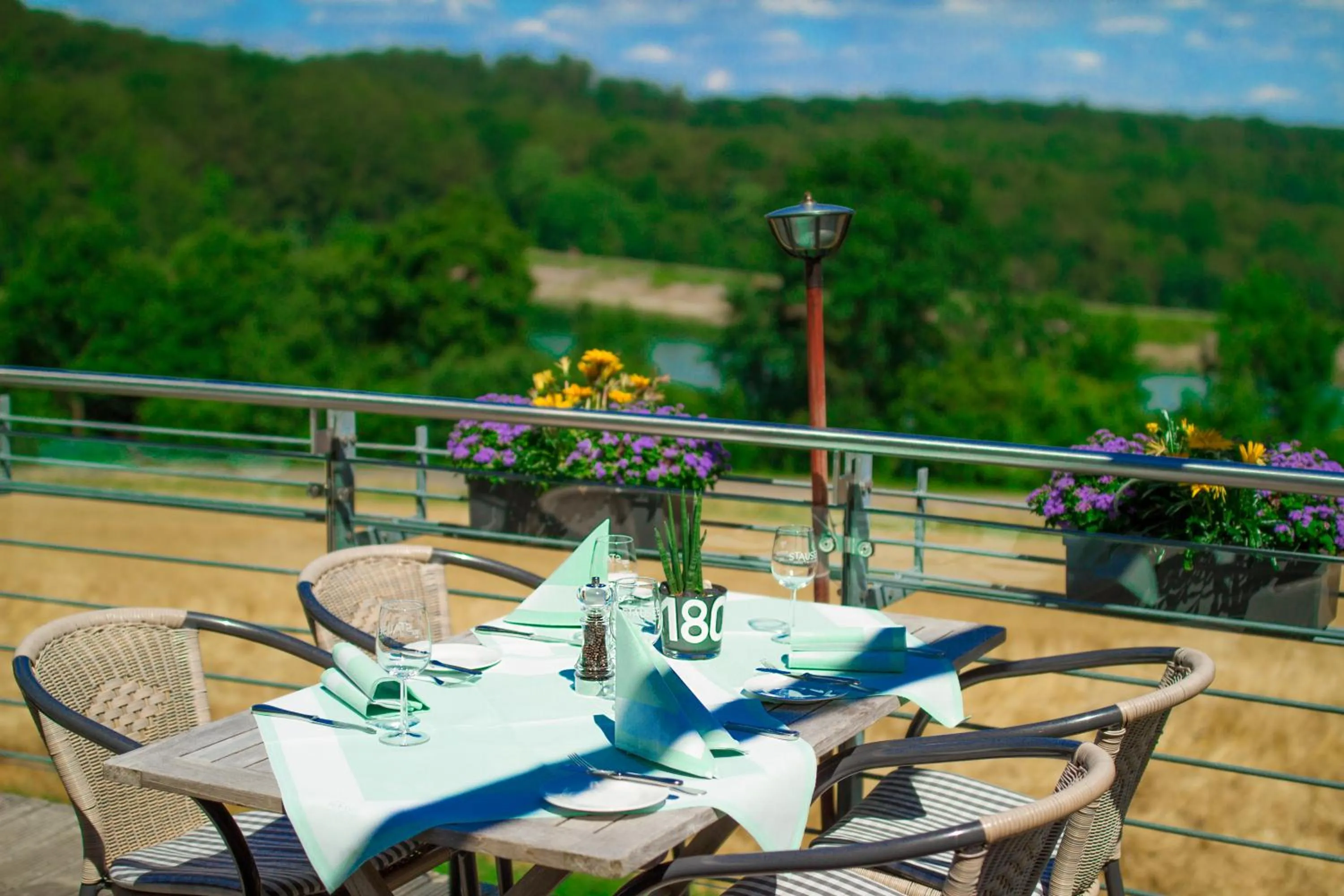 Balcony/Terrace in Stausee-Hotel