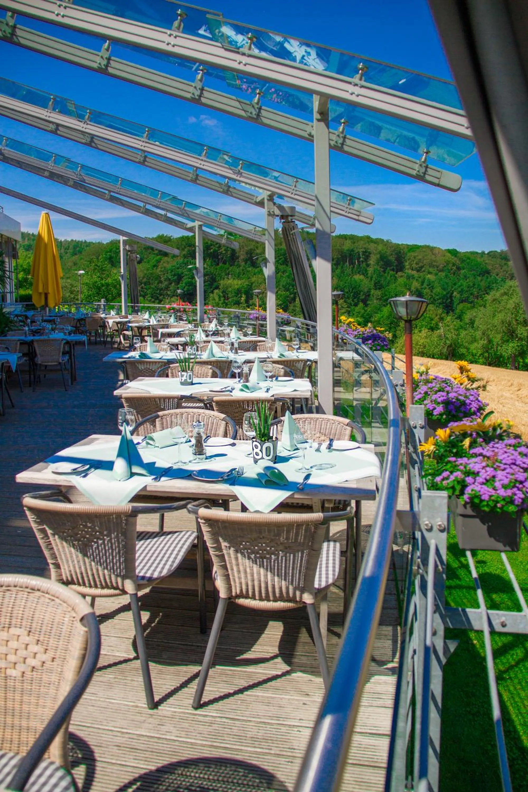 Balcony/Terrace in Stausee-Hotel