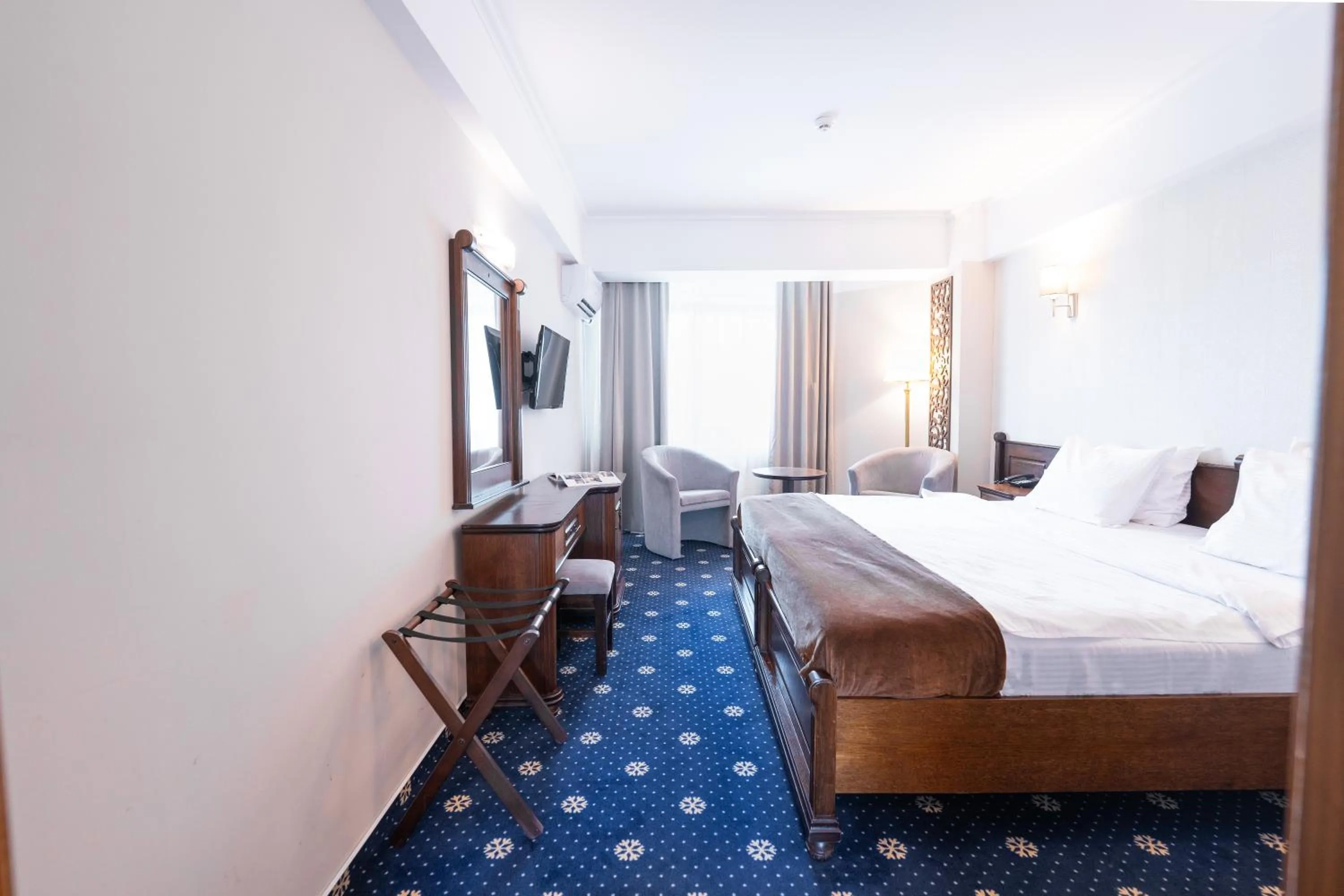 Bed in Hotel Ski&Sky