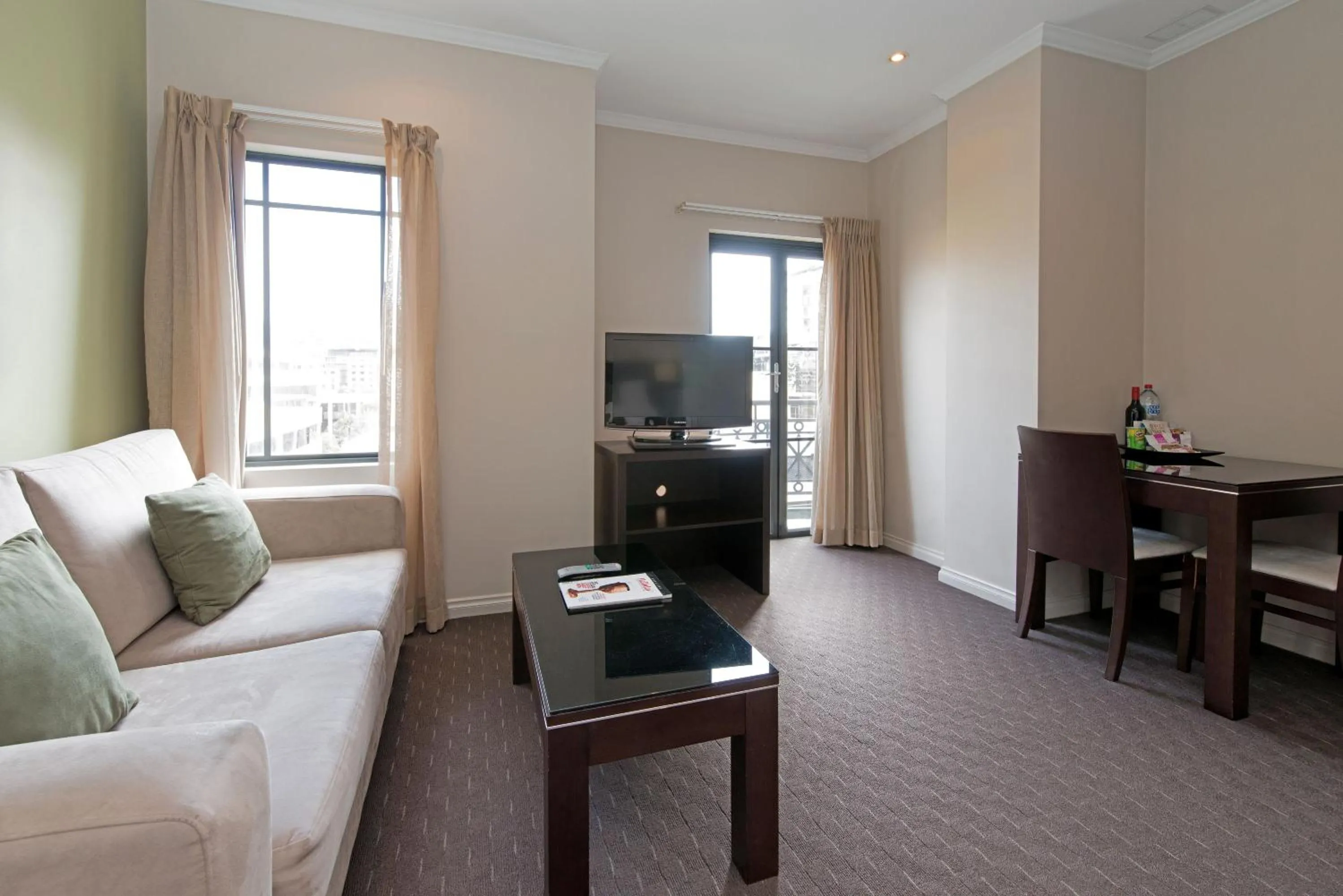 Living room in Frome Apartments