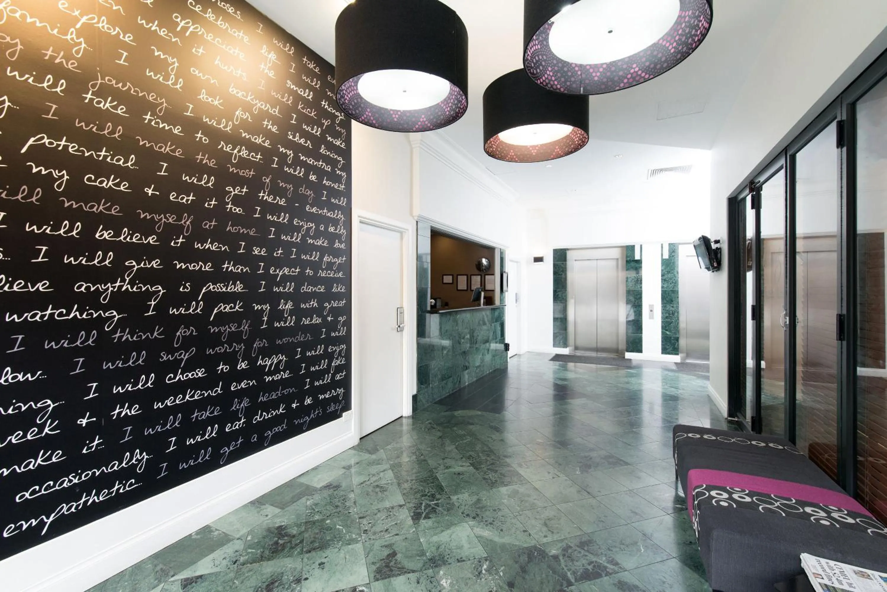 Lobby or reception in Frome Apartments