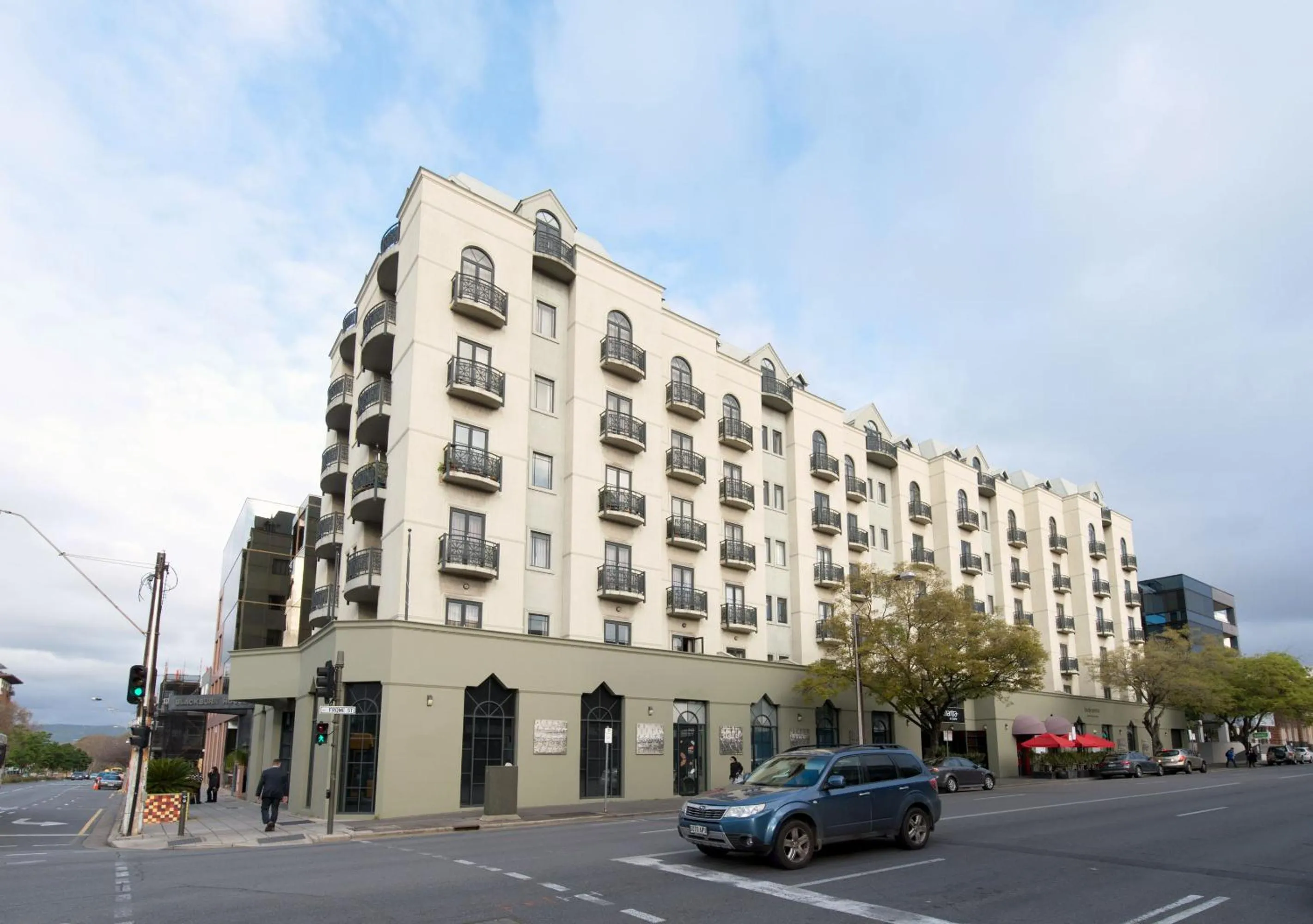 Facade/entrance in Frome Apartments
