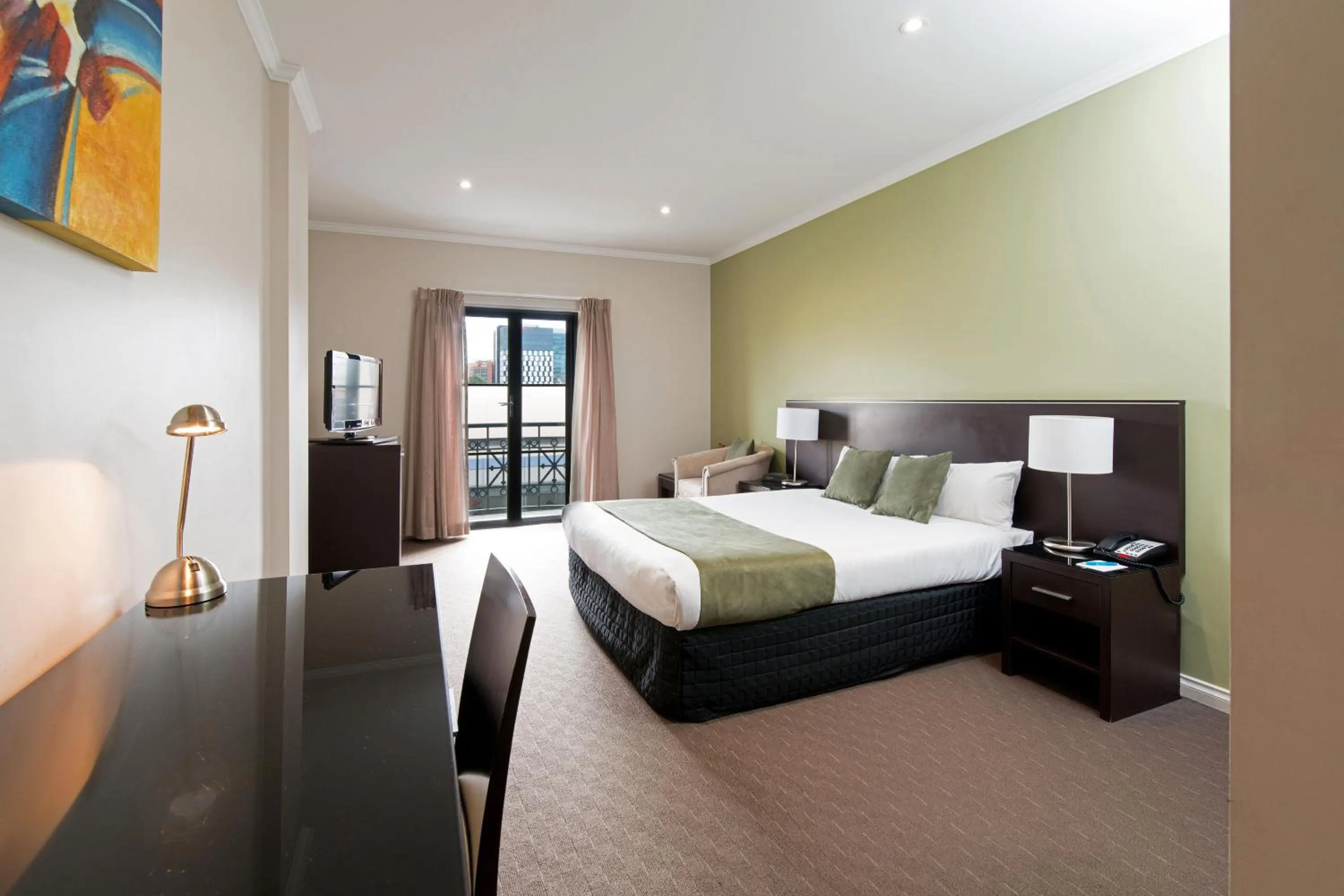 Bedroom in Frome Apartments