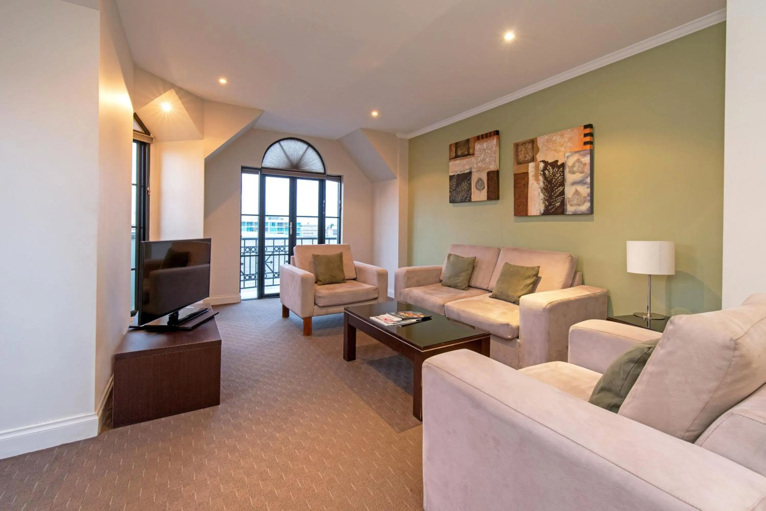 Living room in Frome Apartments