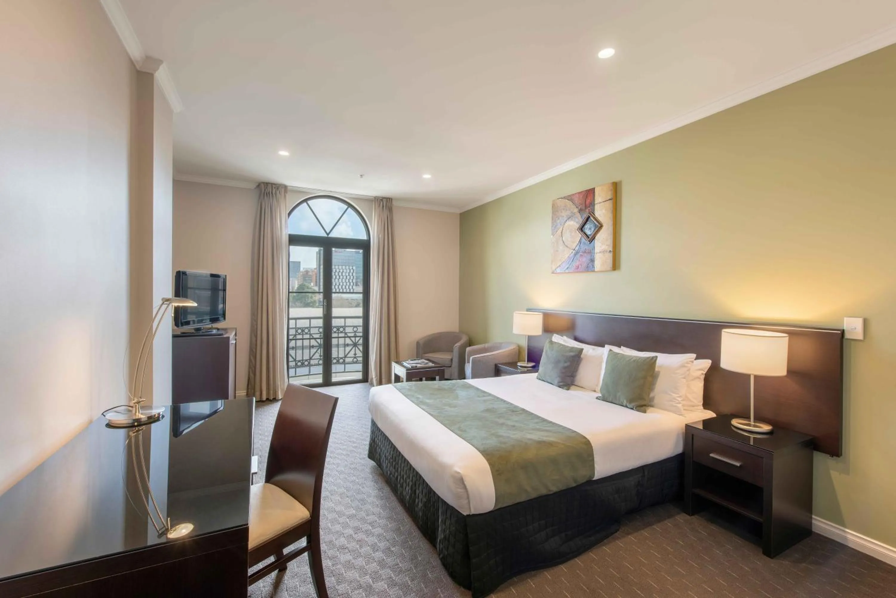 Seating area in Frome Apartments