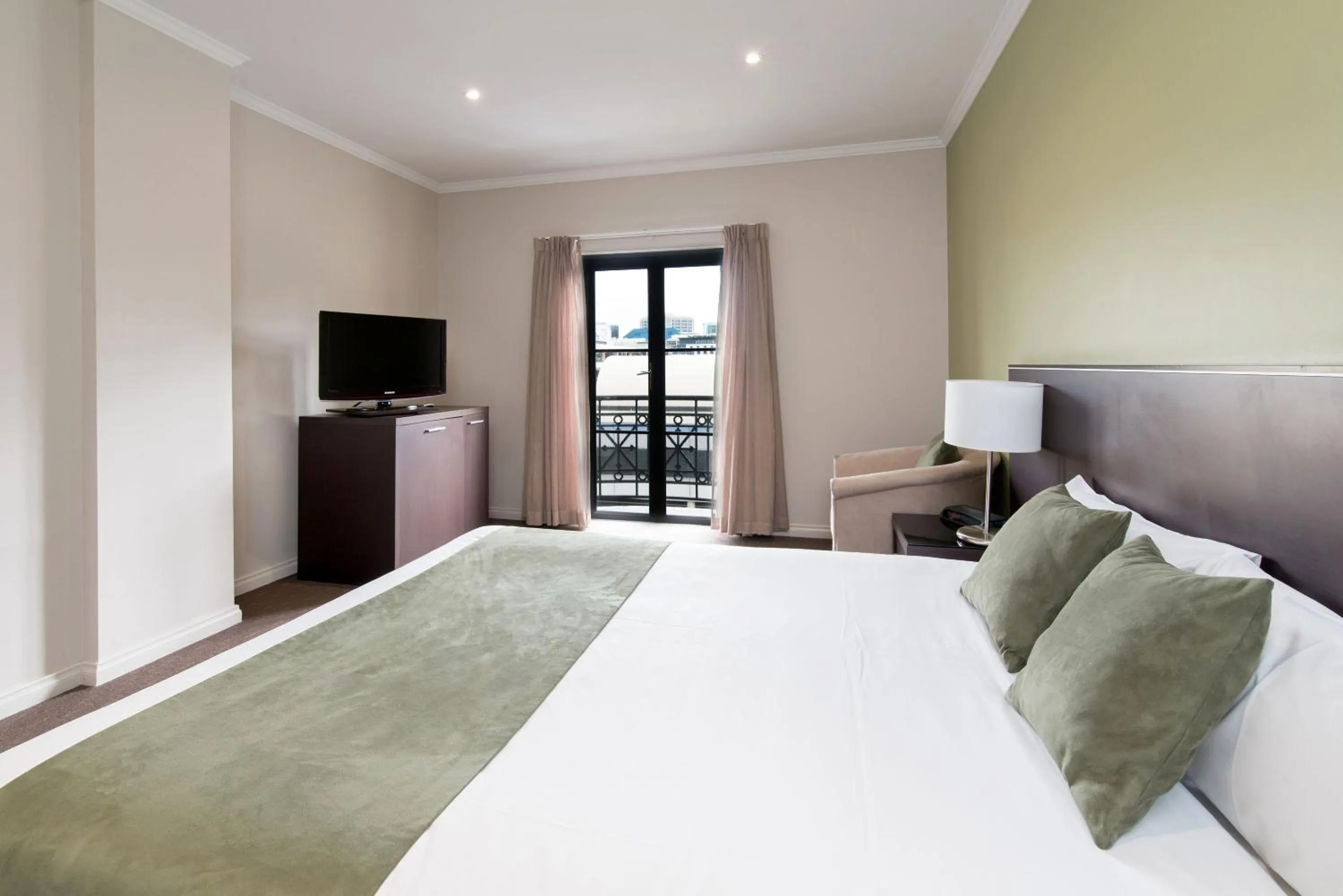 Bedroom in Frome Apartments