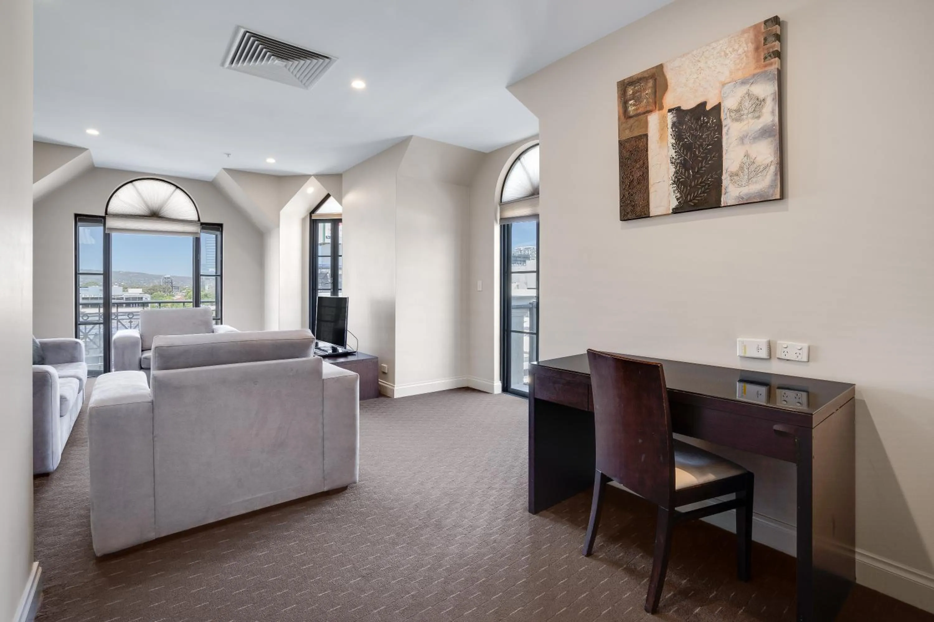 Living room in Frome Apartments