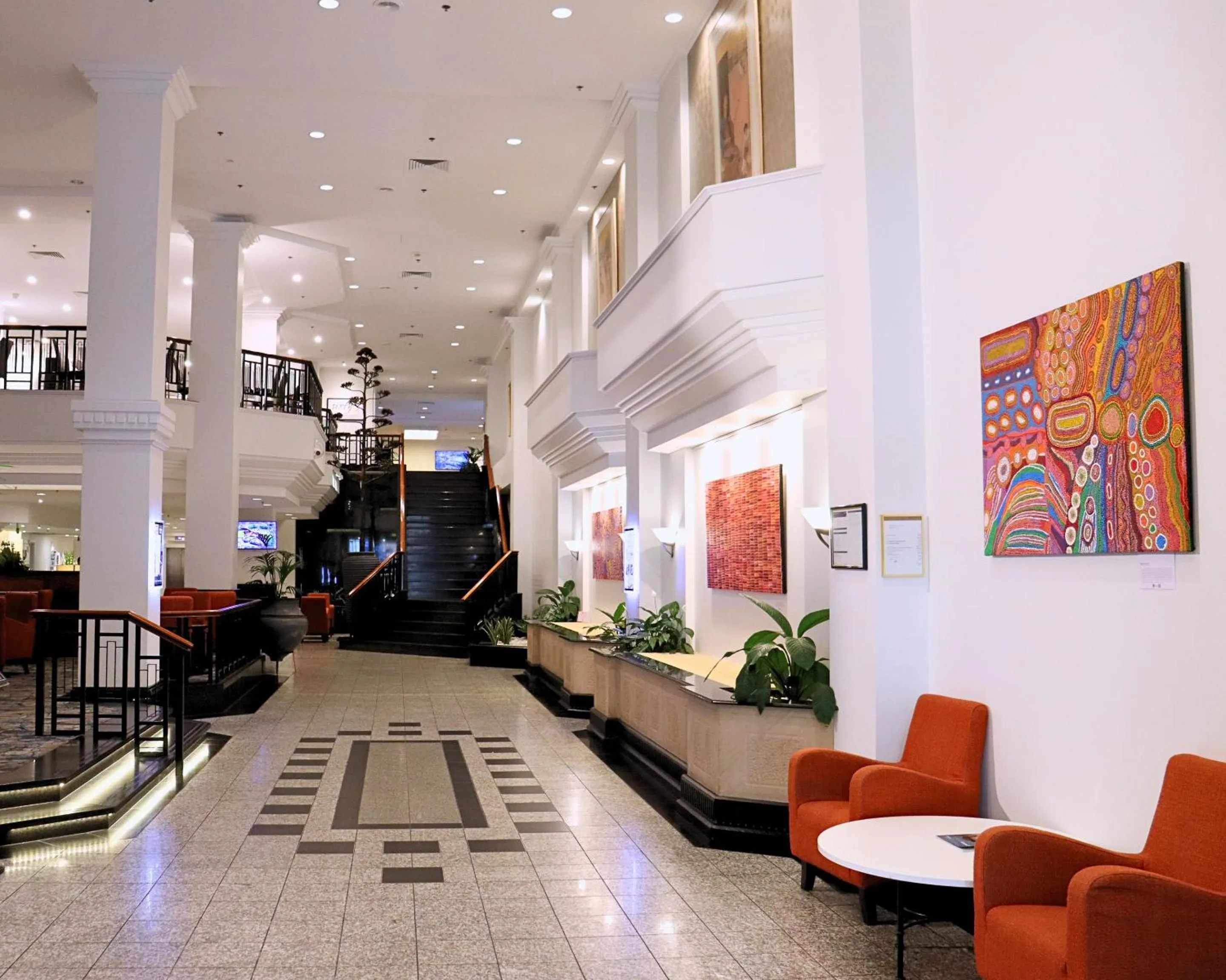 Lobby or reception in Hotel Grand Chancellor Adelaide