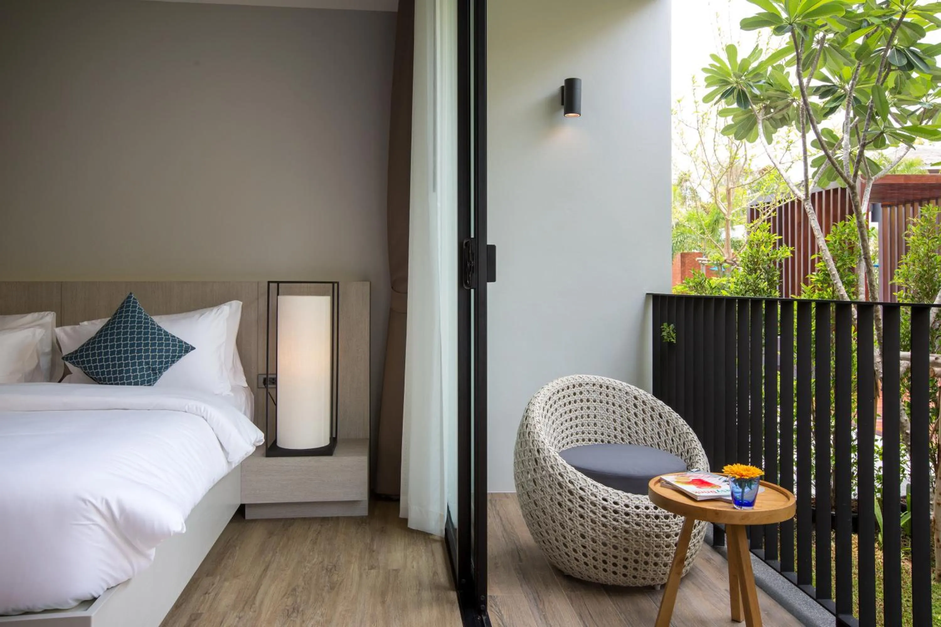 Garden view, Bed in Asira Boutique HuaHin