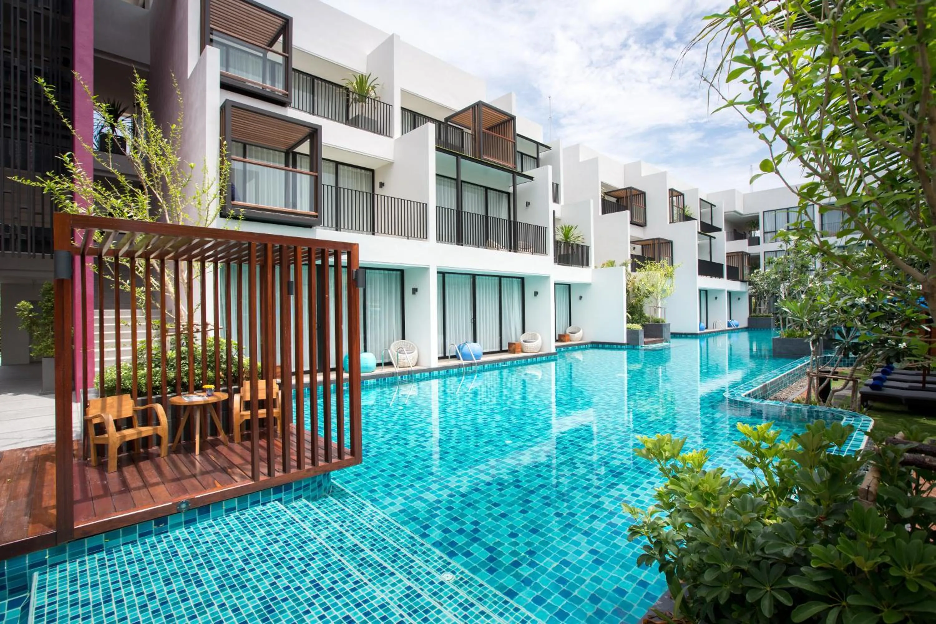 Pool view in Asira Boutique HuaHin