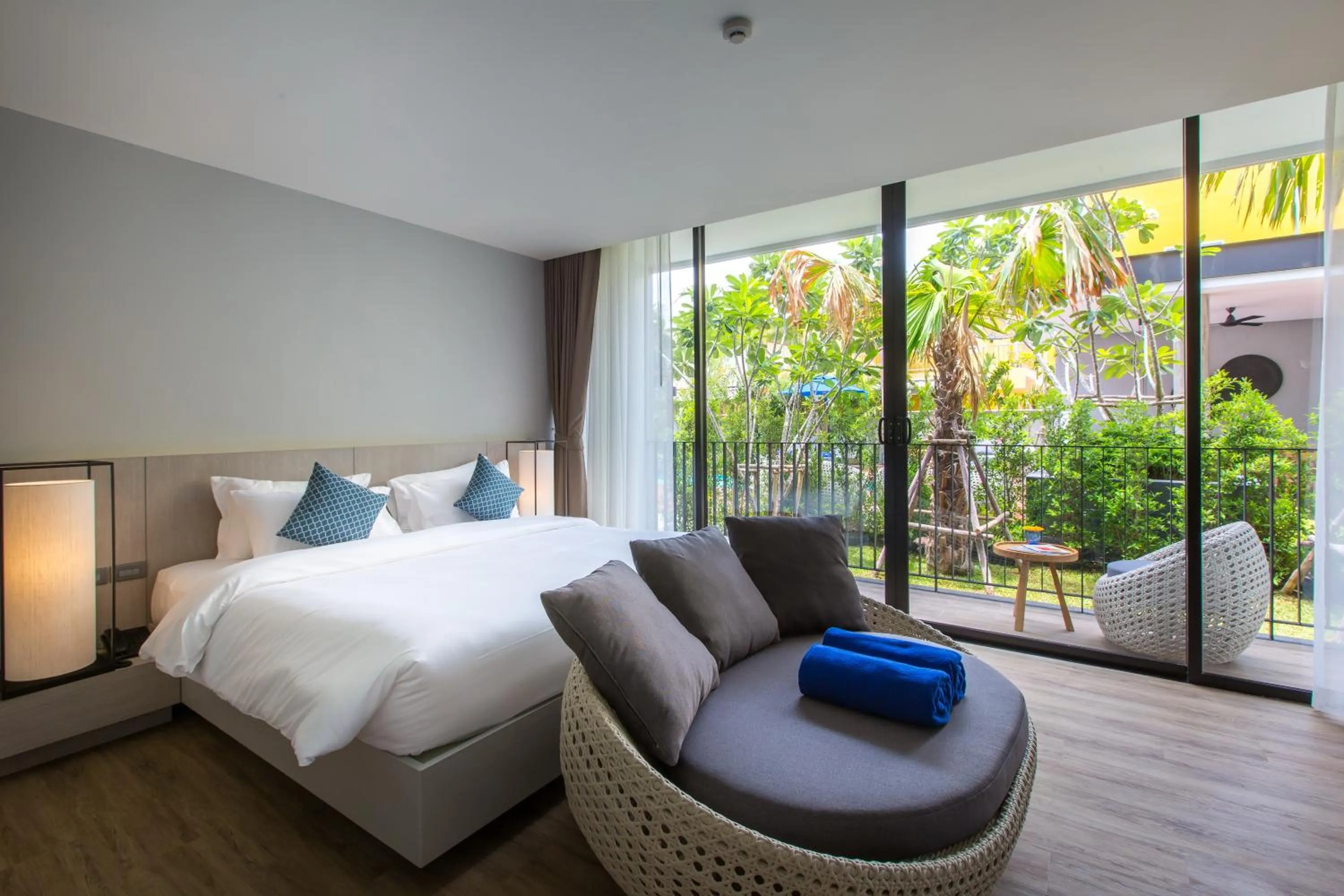 Garden view, Bed in Asira Boutique HuaHin