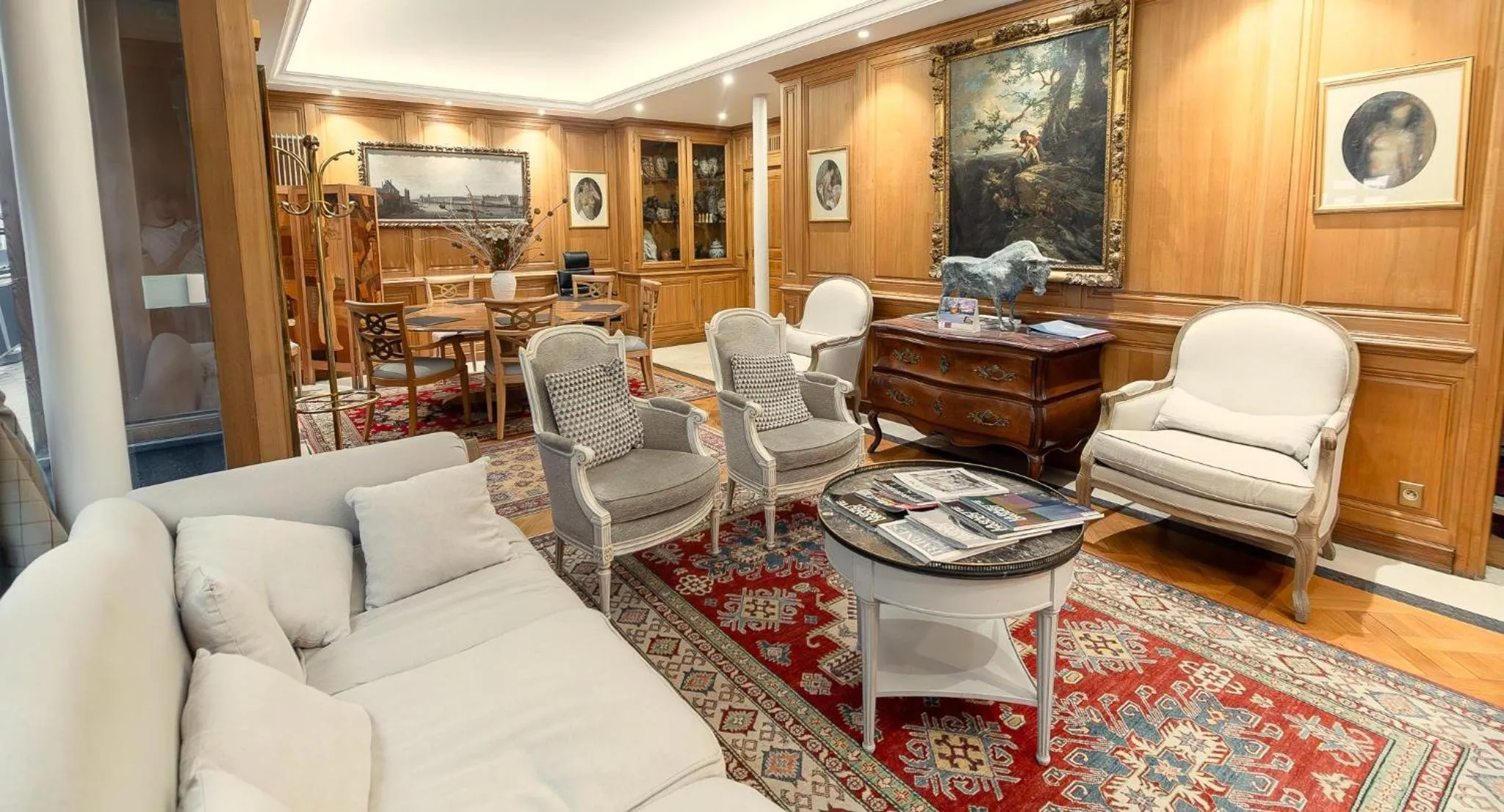 Living room in Hotel des Bains