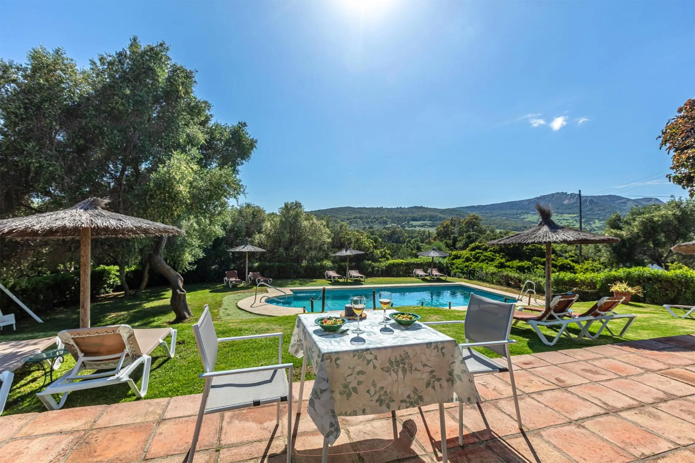 Pool view in Hotel-Apart CORTIJO LAS PIÑAS