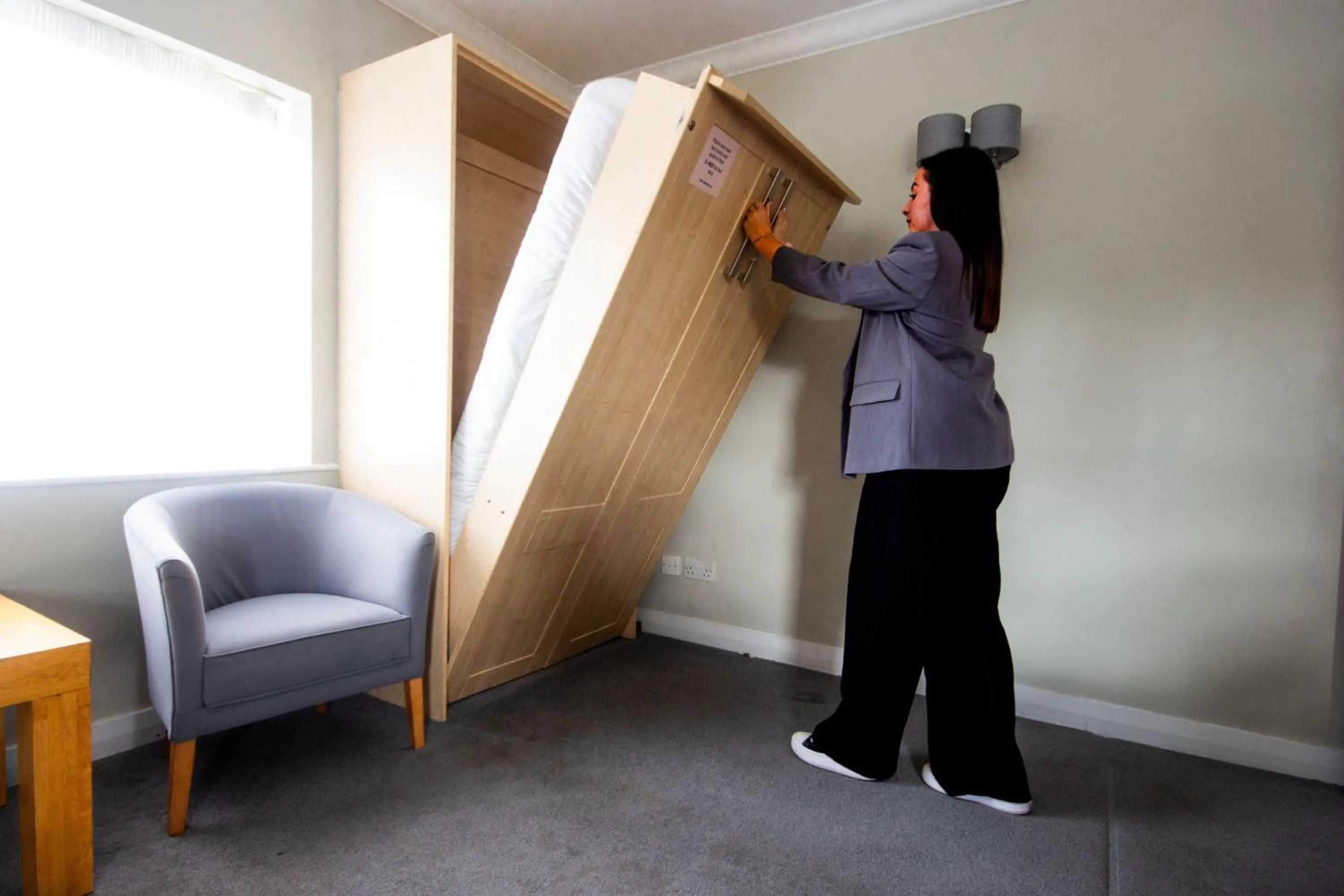 Bed in The Martello Hotel