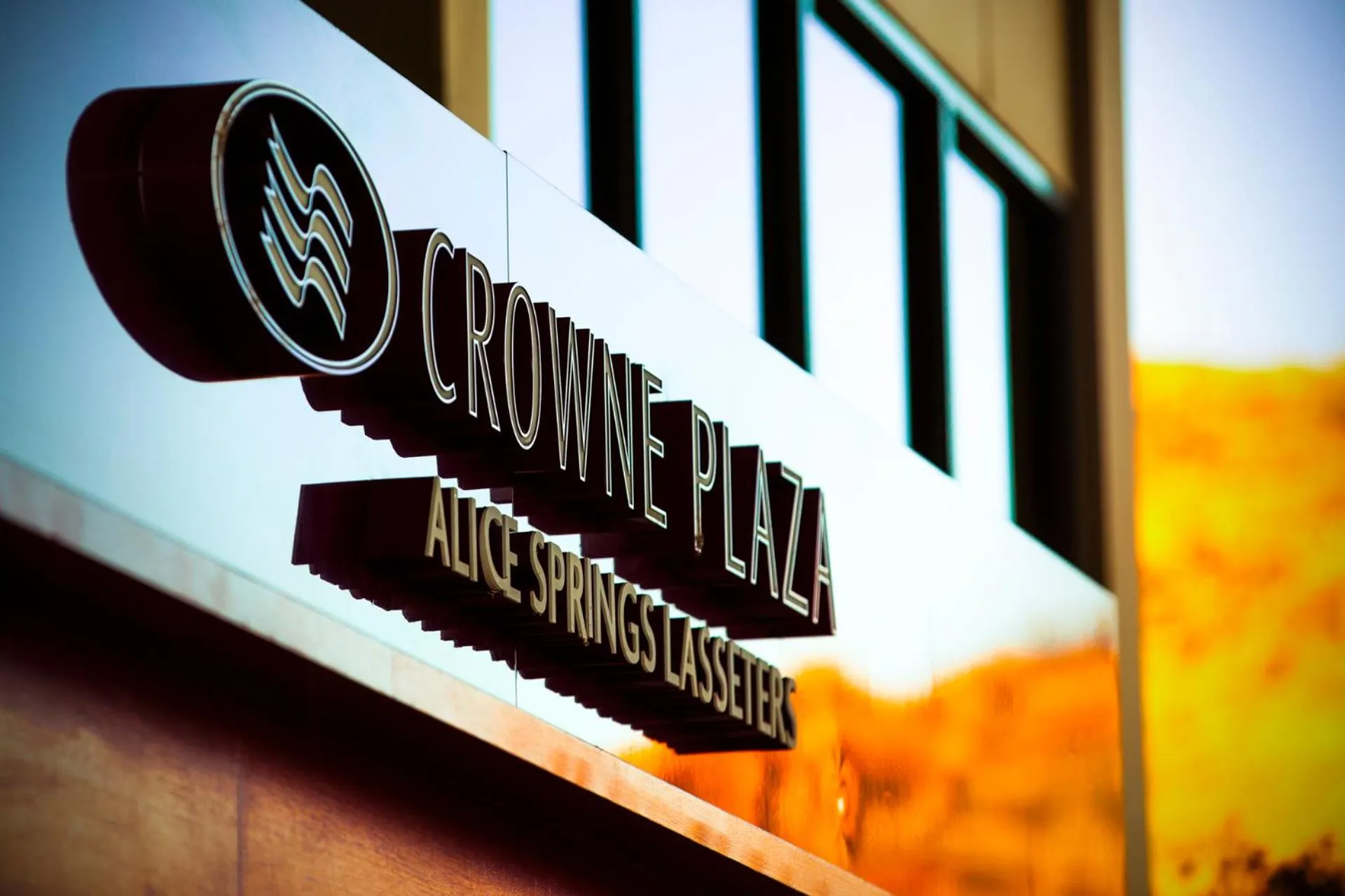 Property logo or sign in Crowne Plaza Alice Springs Lasseters by IHG