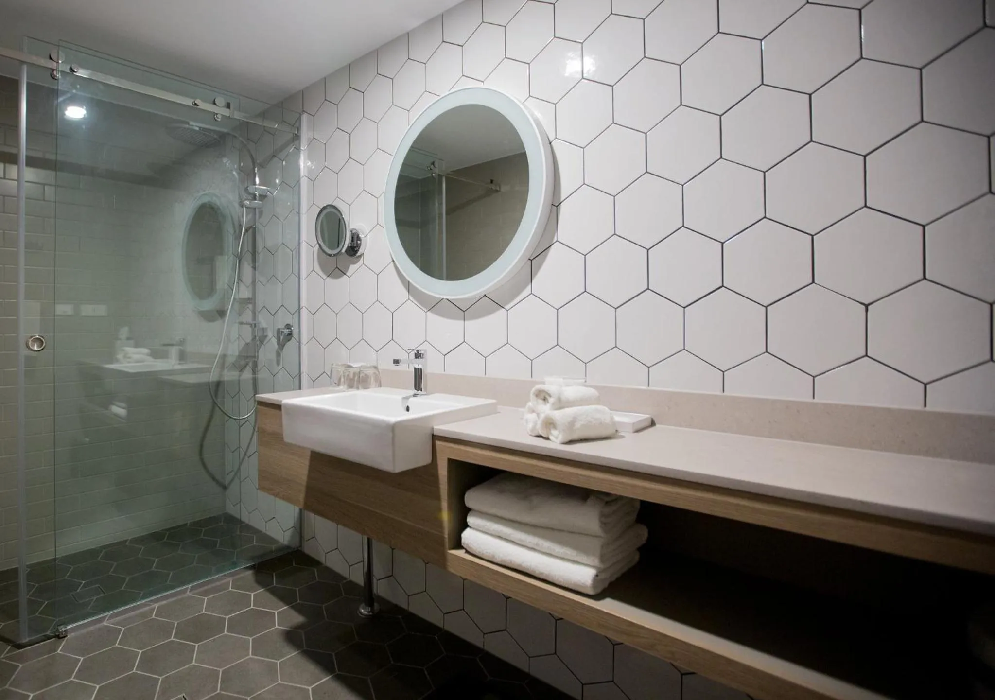 Bathroom in Crowne Plaza Alice Springs Lasseters by IHG