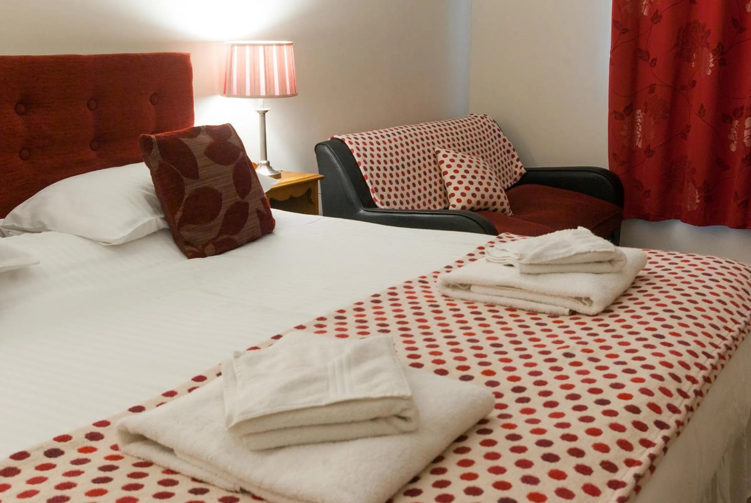 Decorative detail, Bed in The Dragon Hotel