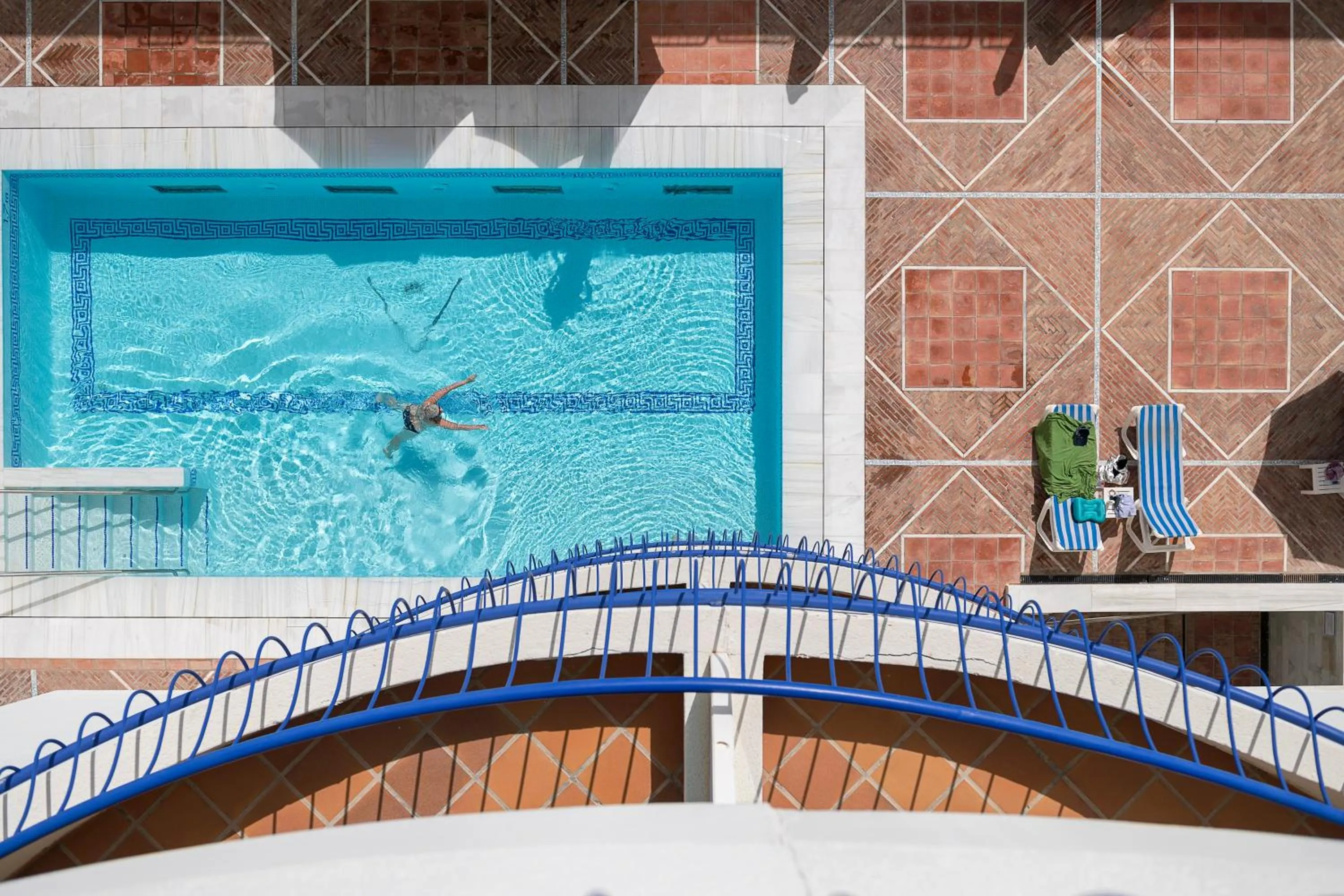 Pool view in Hotel Playa Victoria