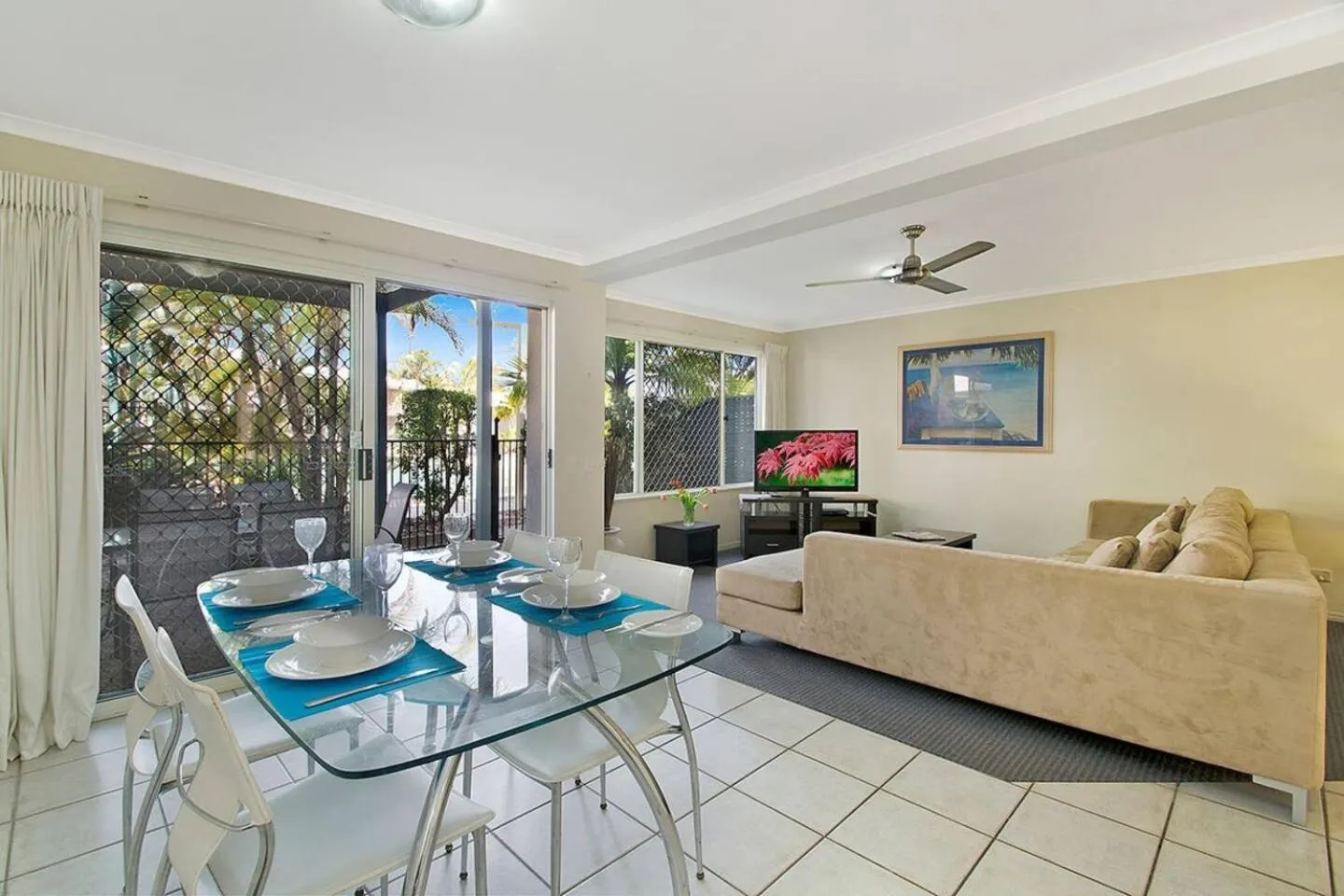 Patio in Ivory Palms Resort Noosa