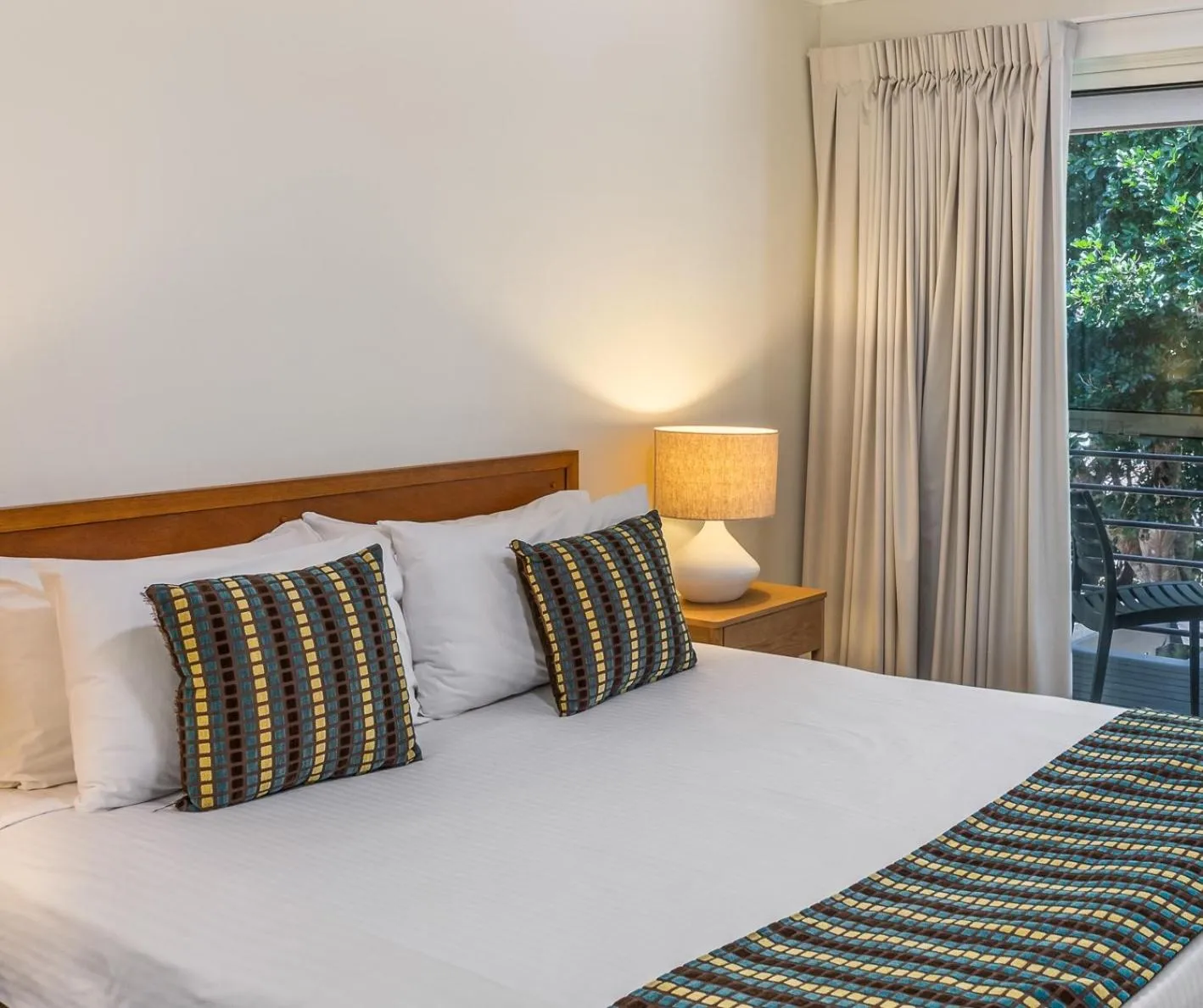 Bed in Ivory Palms Resort Noosa