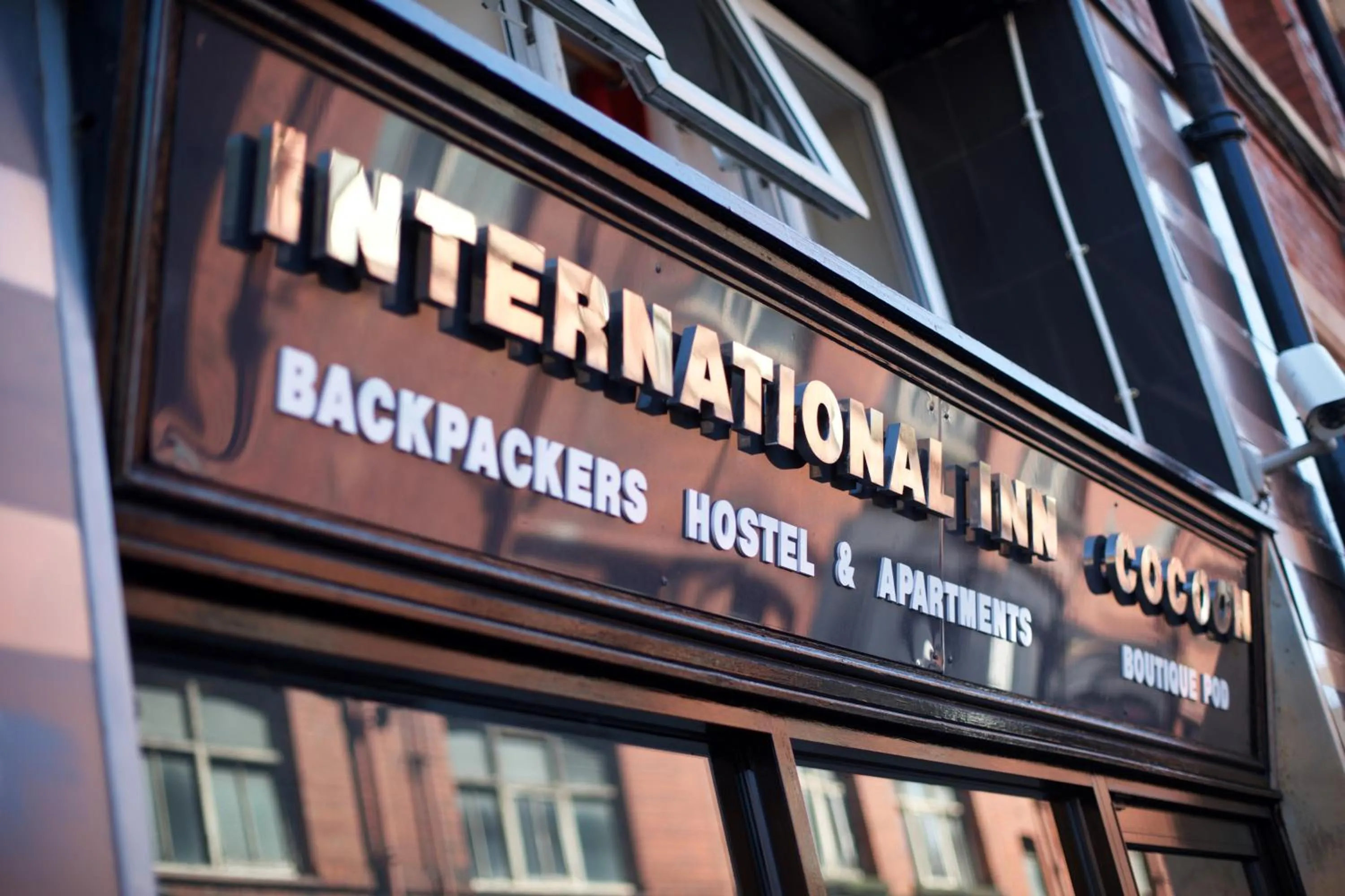 Facade/entrance in International Inn