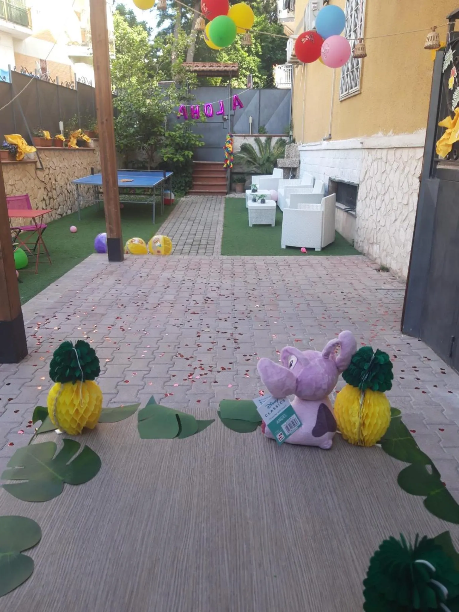 Patio in Family Room