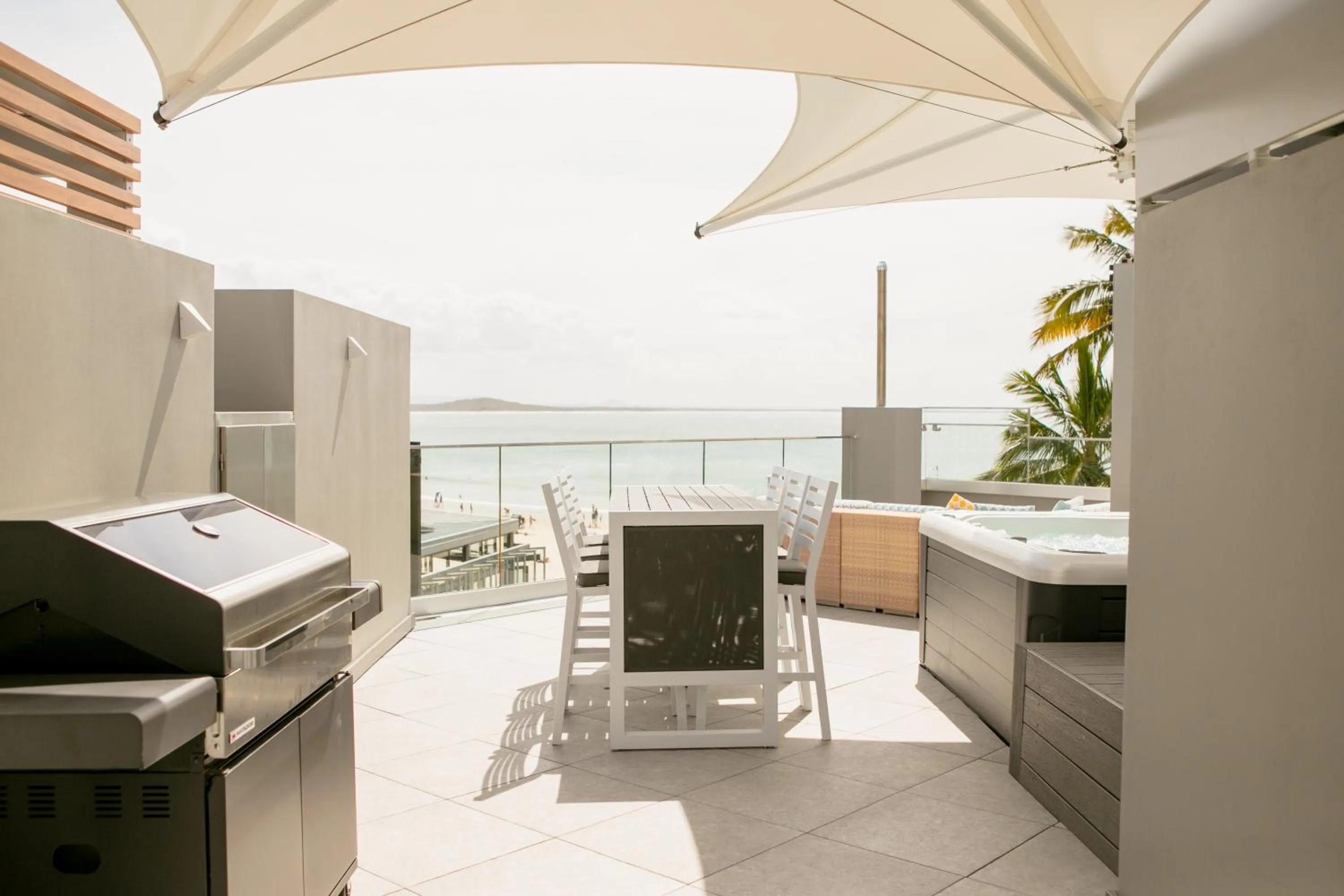 Patio in Netanya Noosa Beachfront Resort