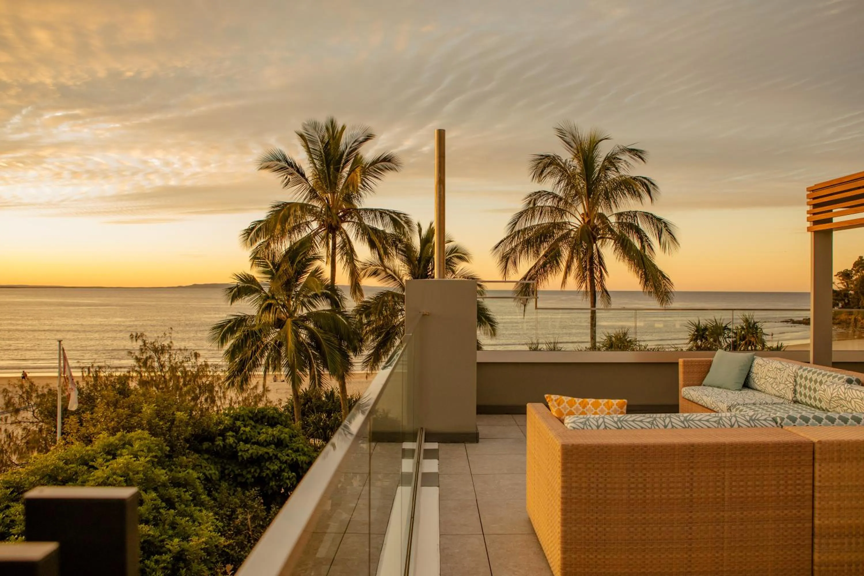 Patio in Netanya Noosa Beachfront Resort