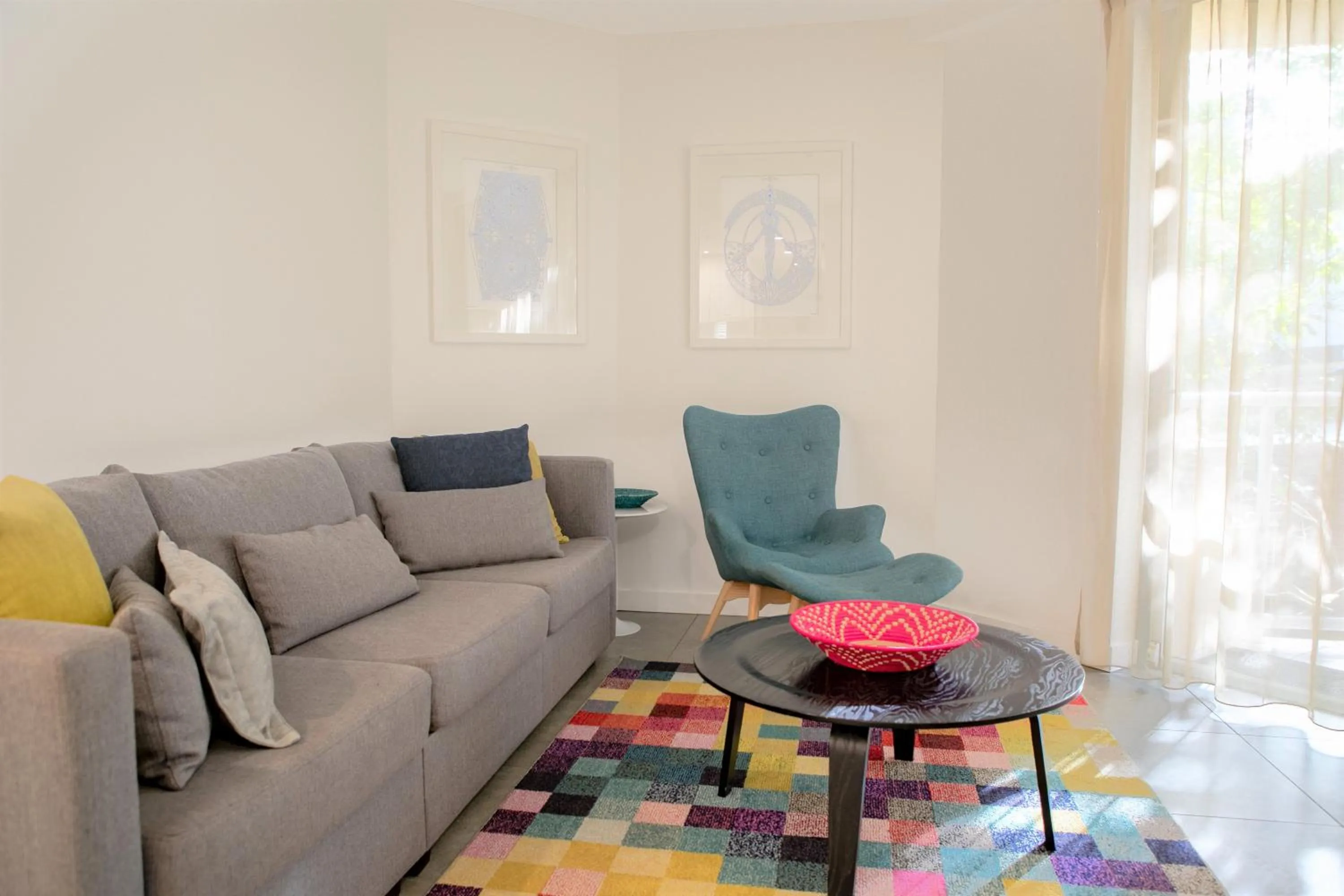 Living room in Netanya Noosa Beachfront Resort